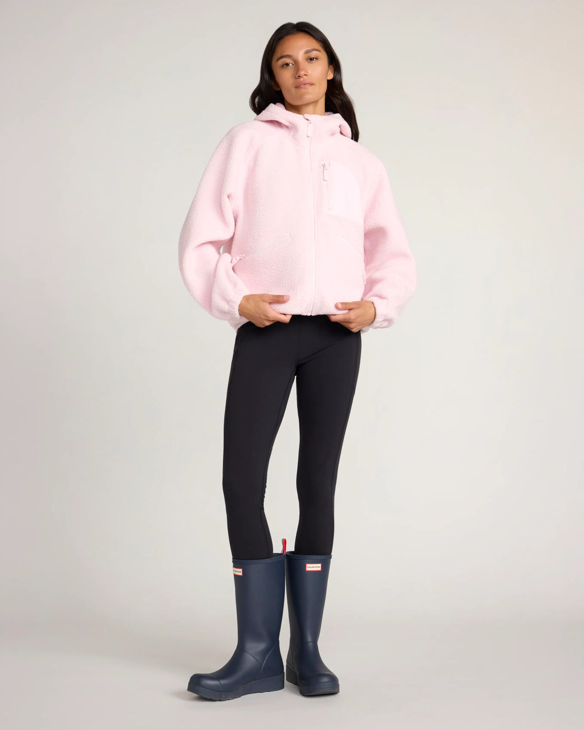 The Soft Luxe Hooded Berber Jacket - Tender Touch Pink
