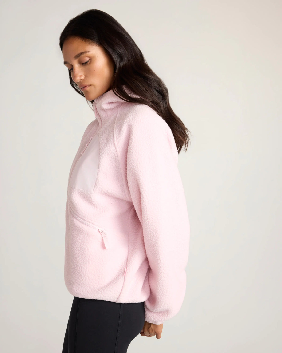 The Soft Luxe Hooded Berber Jacket - Tender Touch Pink
