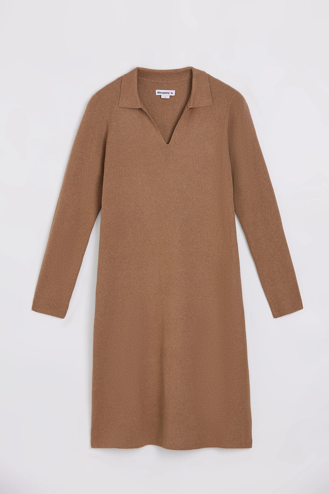 The Soft Luxe Johnny Collar Dress - Taupe