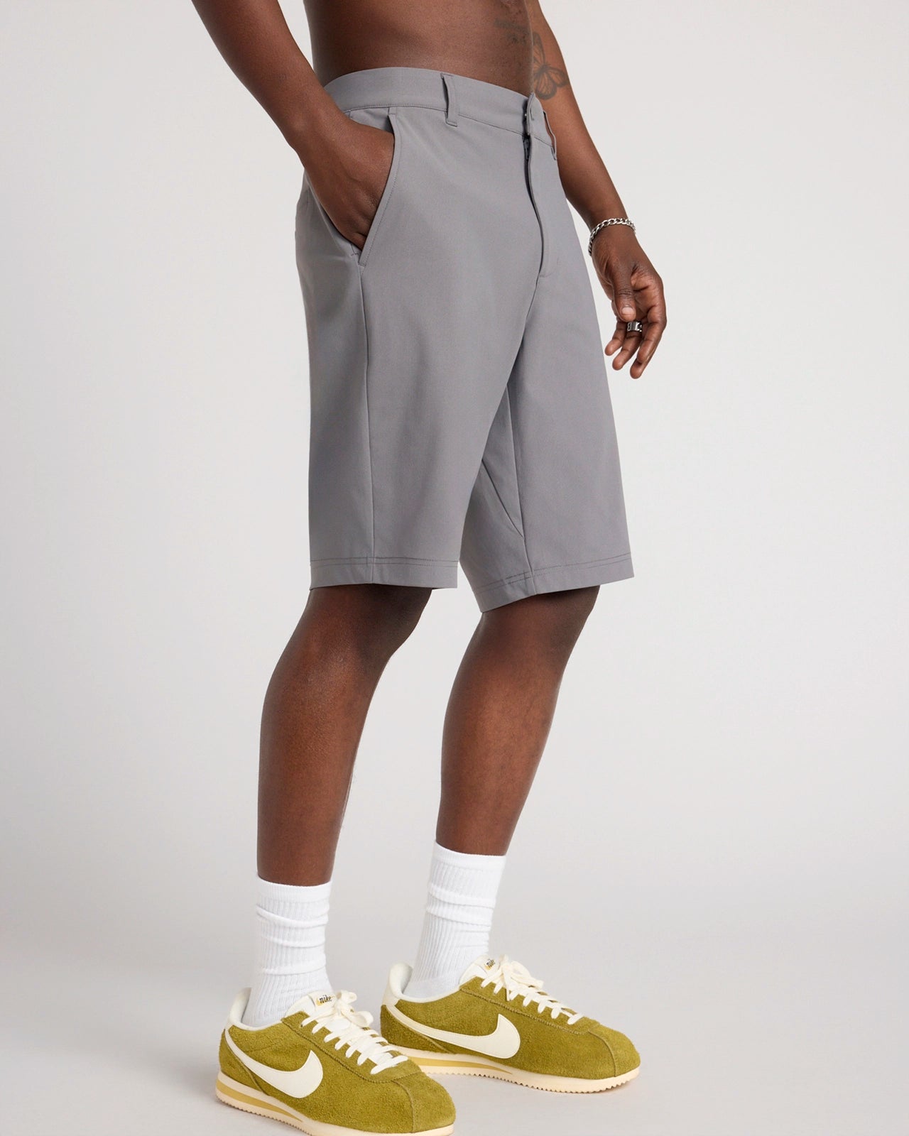The Active Warp Knit Victory Short - Grey