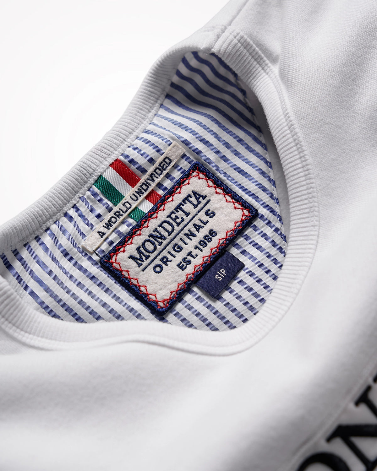 Homage Classic Fit Sweatshirt - Italy - White