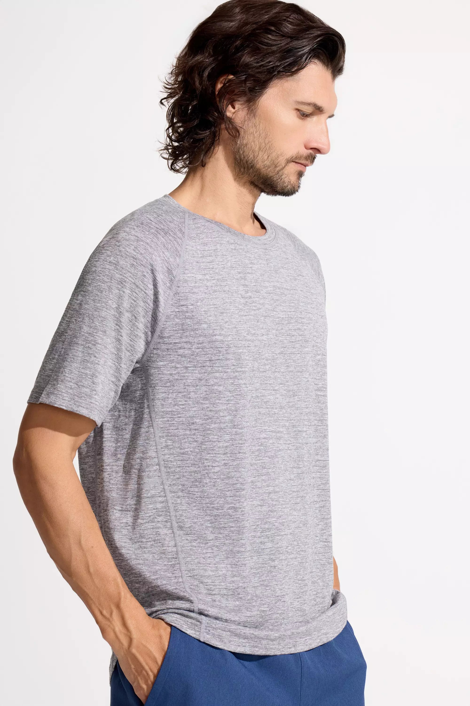 The Active Lightweight GRS Certified Recycled Poly Short Sleeve Tee - Castle Rock