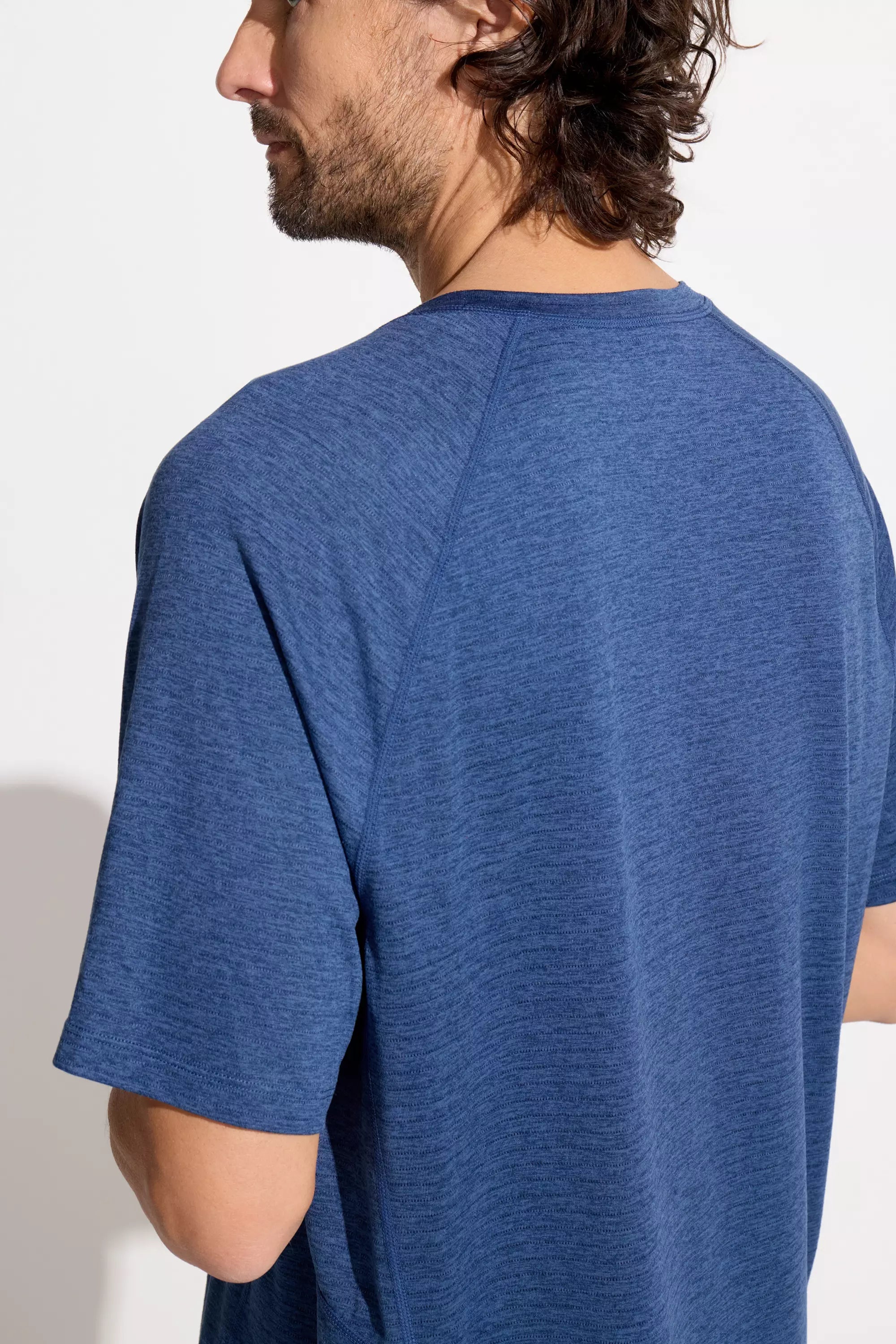 The Active Lightweight GRS Certified Recycled Poly Short Sleeve Tee - Sargasso Sea