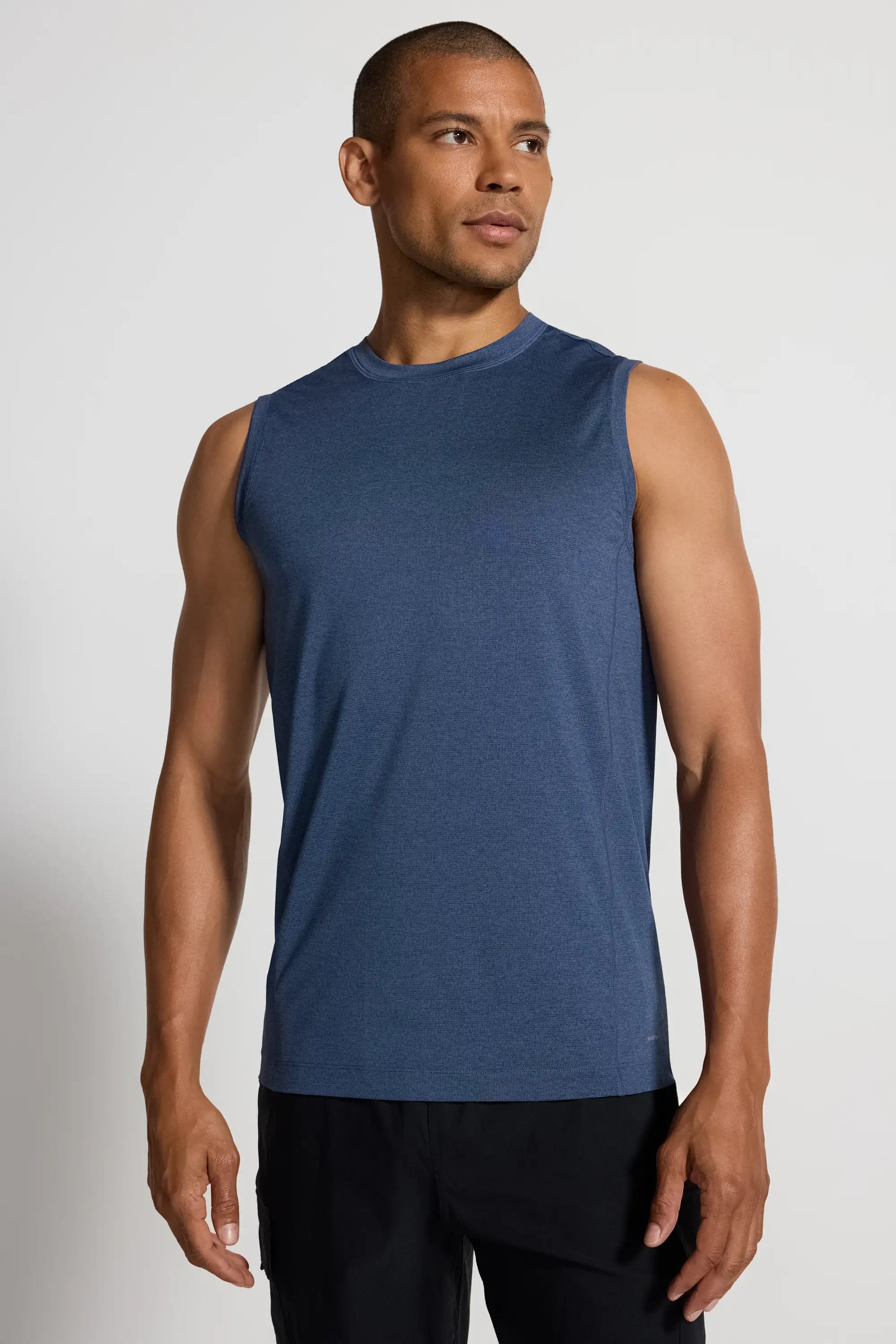 The Active Stretch GRS Certified Recycled Poly Tank - Navy