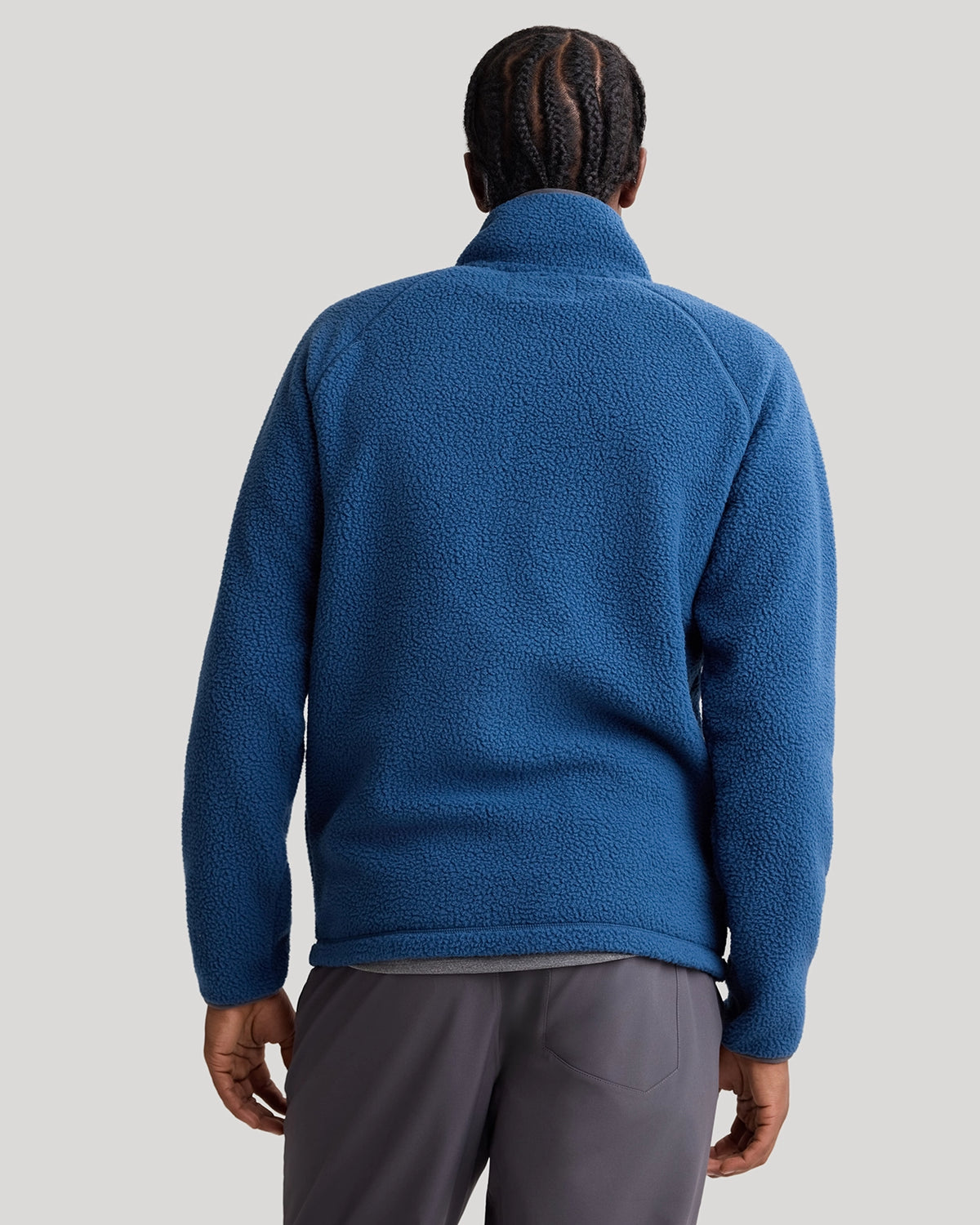 The Berber Soft Luxe Zip Jacket - Moonlit Ocean Navy