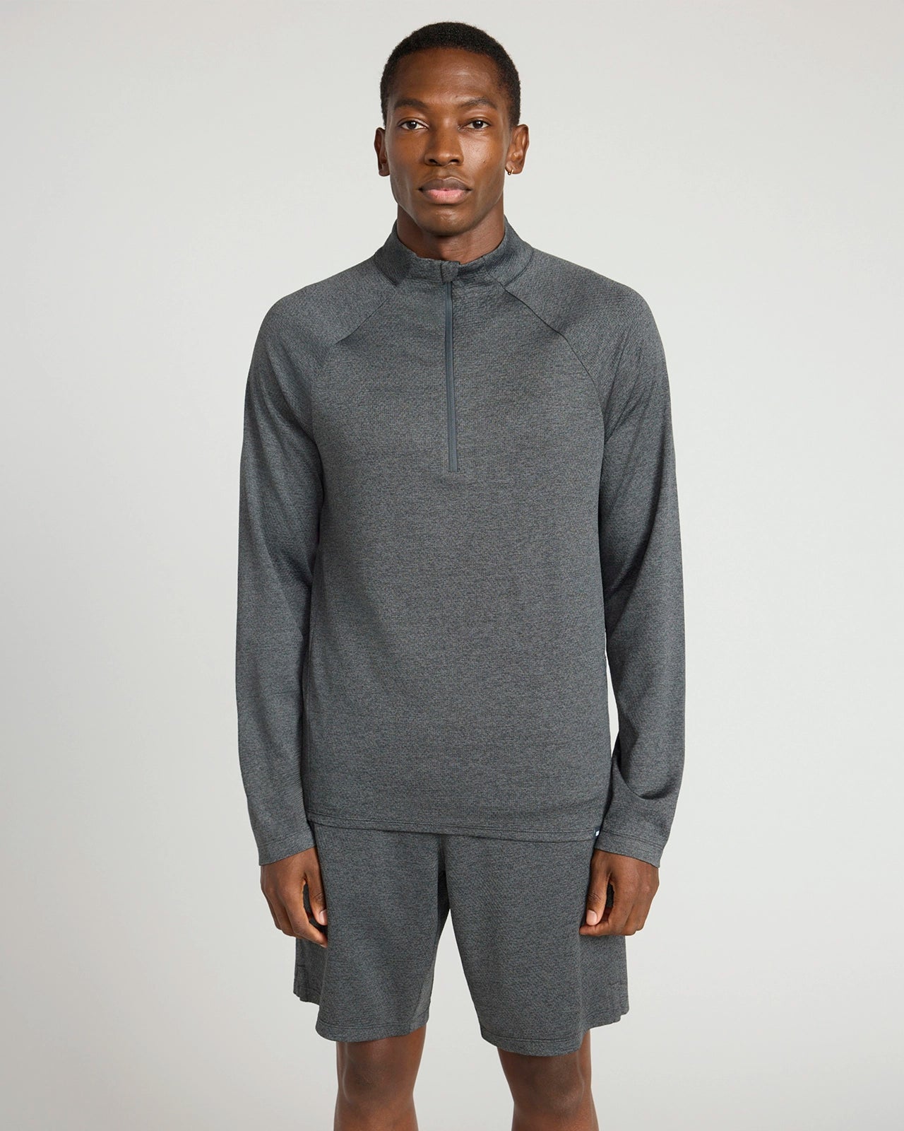 The Active Stretch GRS Certified Recycled Poly Melange 1/4 Zip