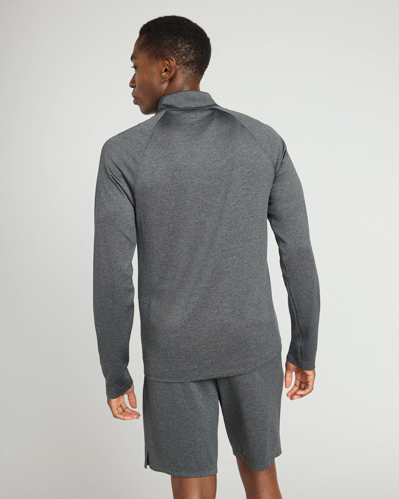 The Active Stretch GRS Certified Recycled Poly Melange 1/4 Zip