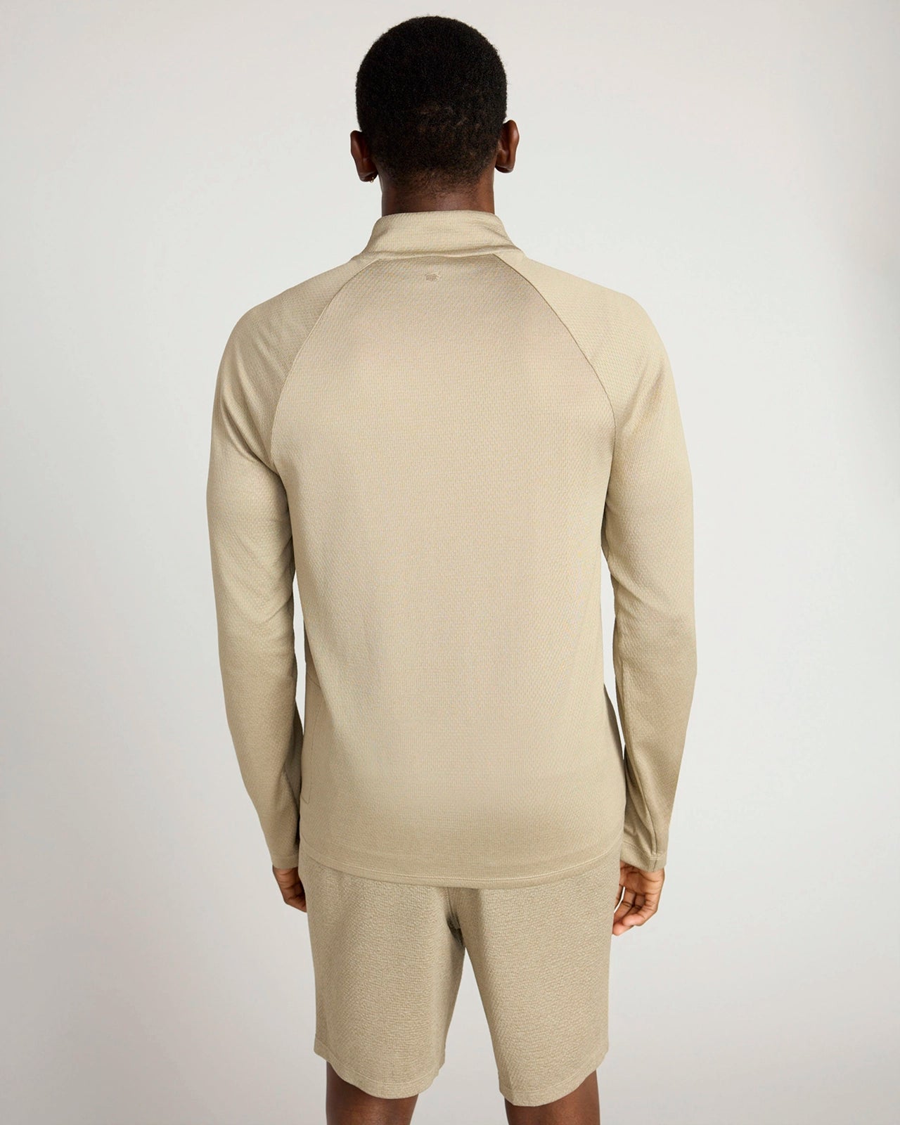 The Active Stretch GRS Certified Recycled Poly Melange 1/4 Zip