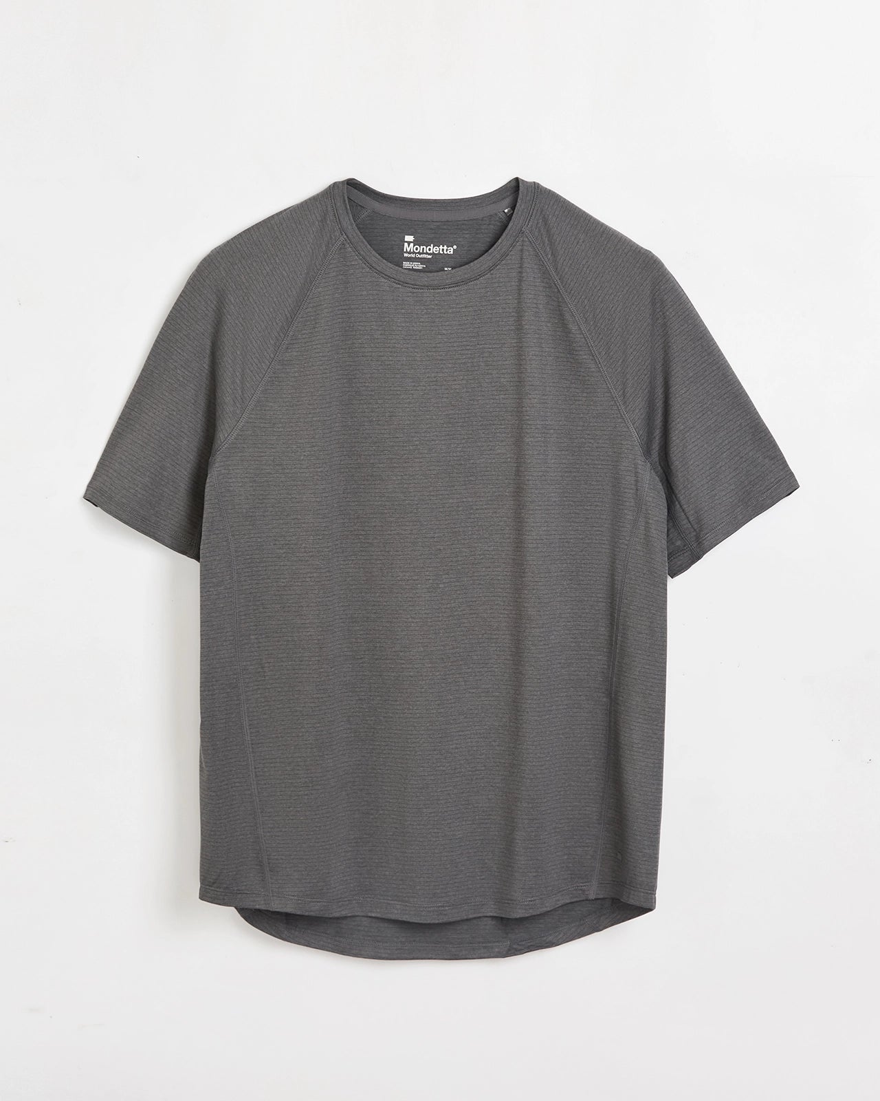 The Active Soft Stripe Sport Tee - Mid Grey