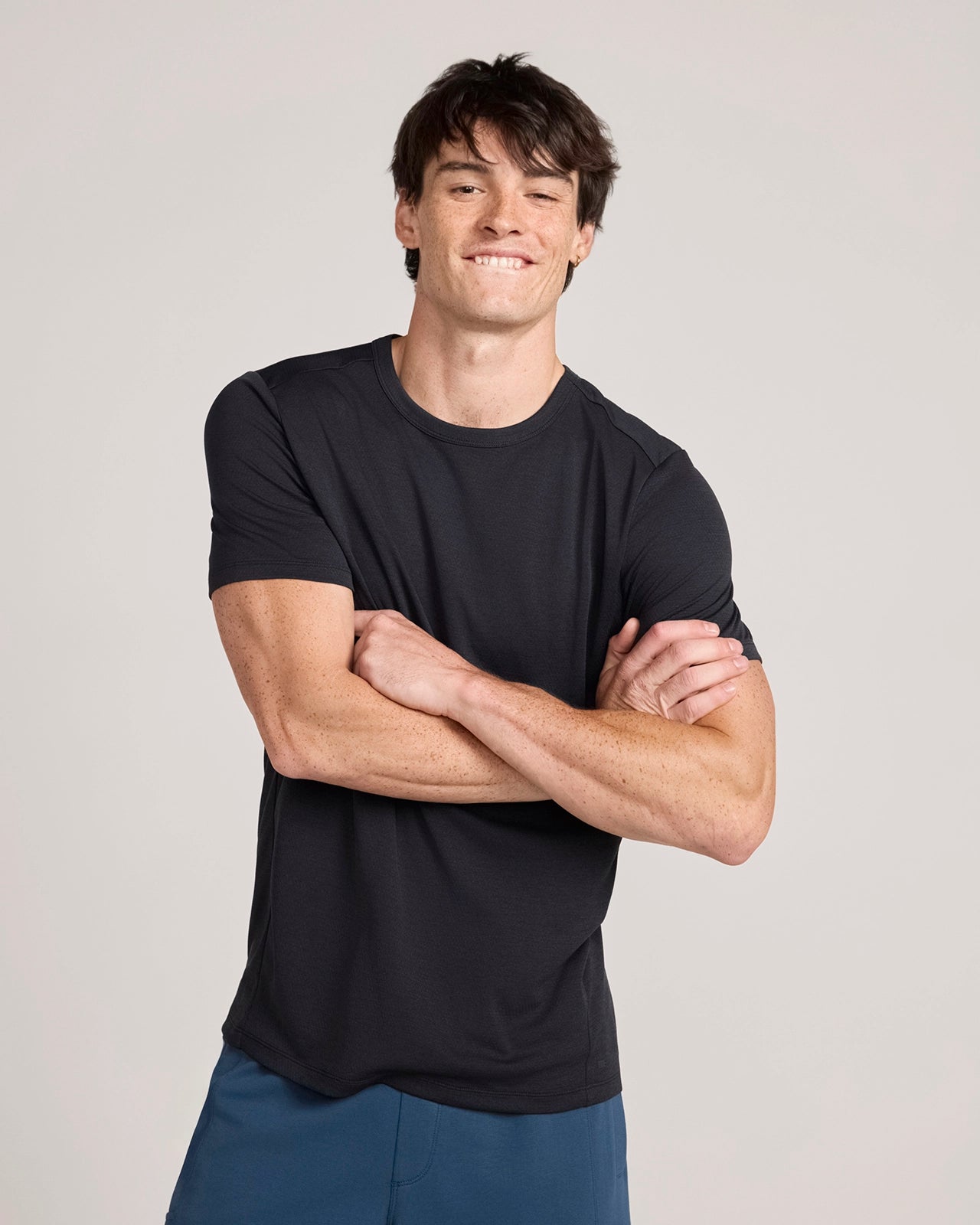 The Active Coolmax Mosaic Tee - Black