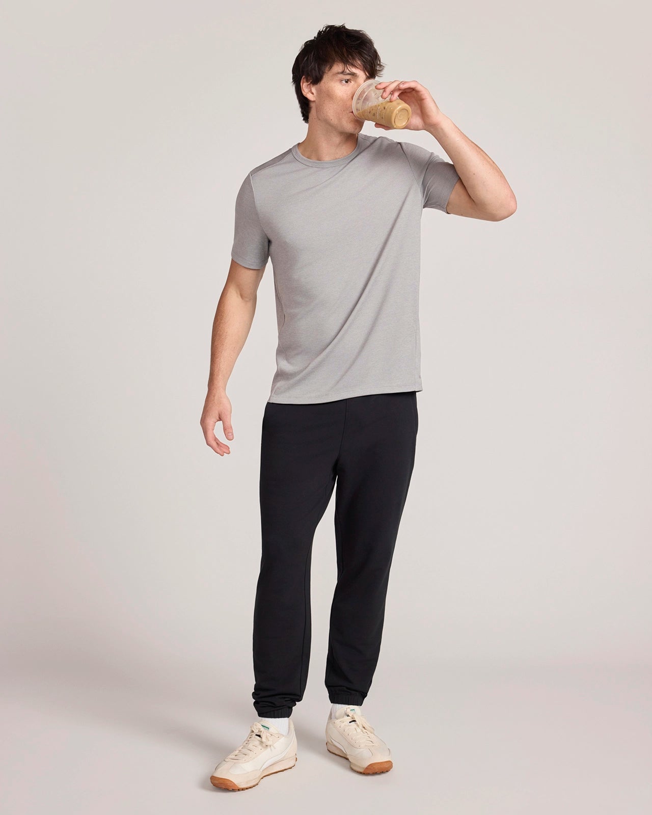 The Active Coolmax Mosaic Tee - Alloy Grey