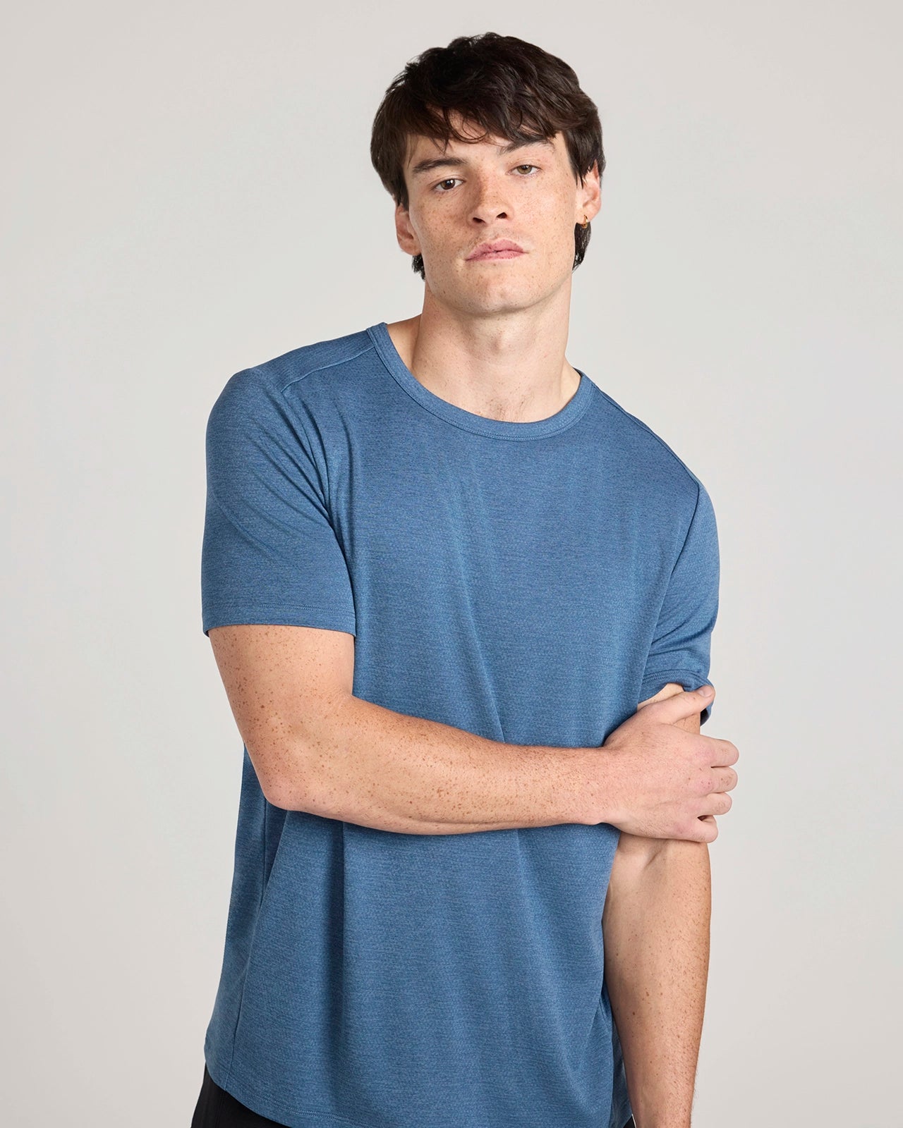 The Active Coolmax Mosaic Tee - Bering Sea Blue