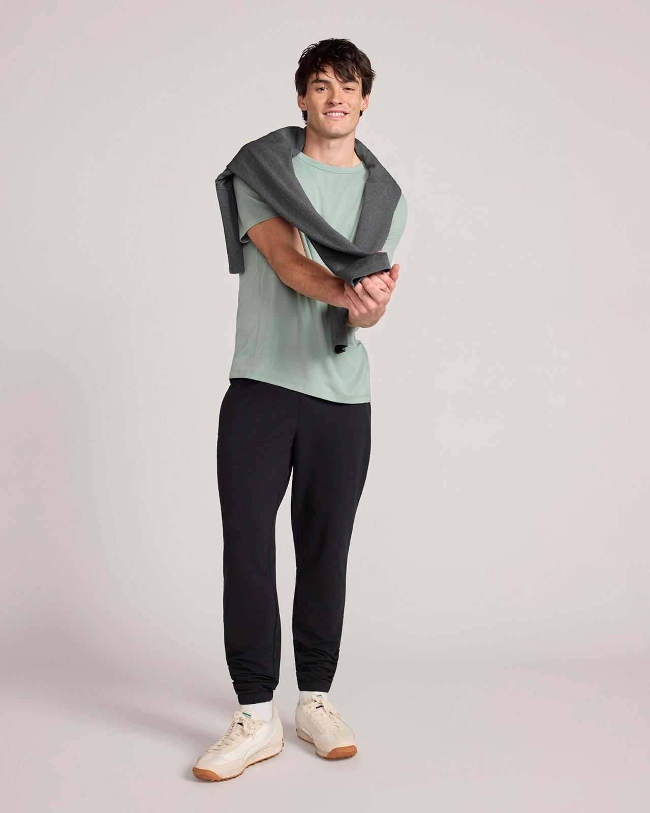 The Active Coolmax Mosaic Tee - Iceberg Green