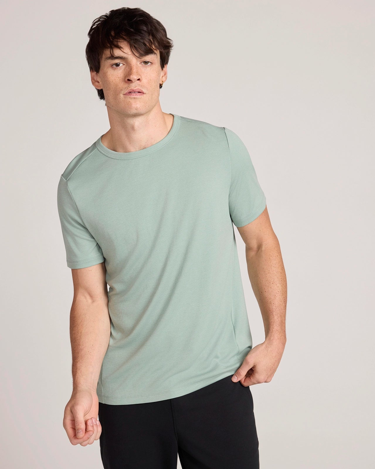 The Active Coolmax Mosaic Tee - Iceberg Green