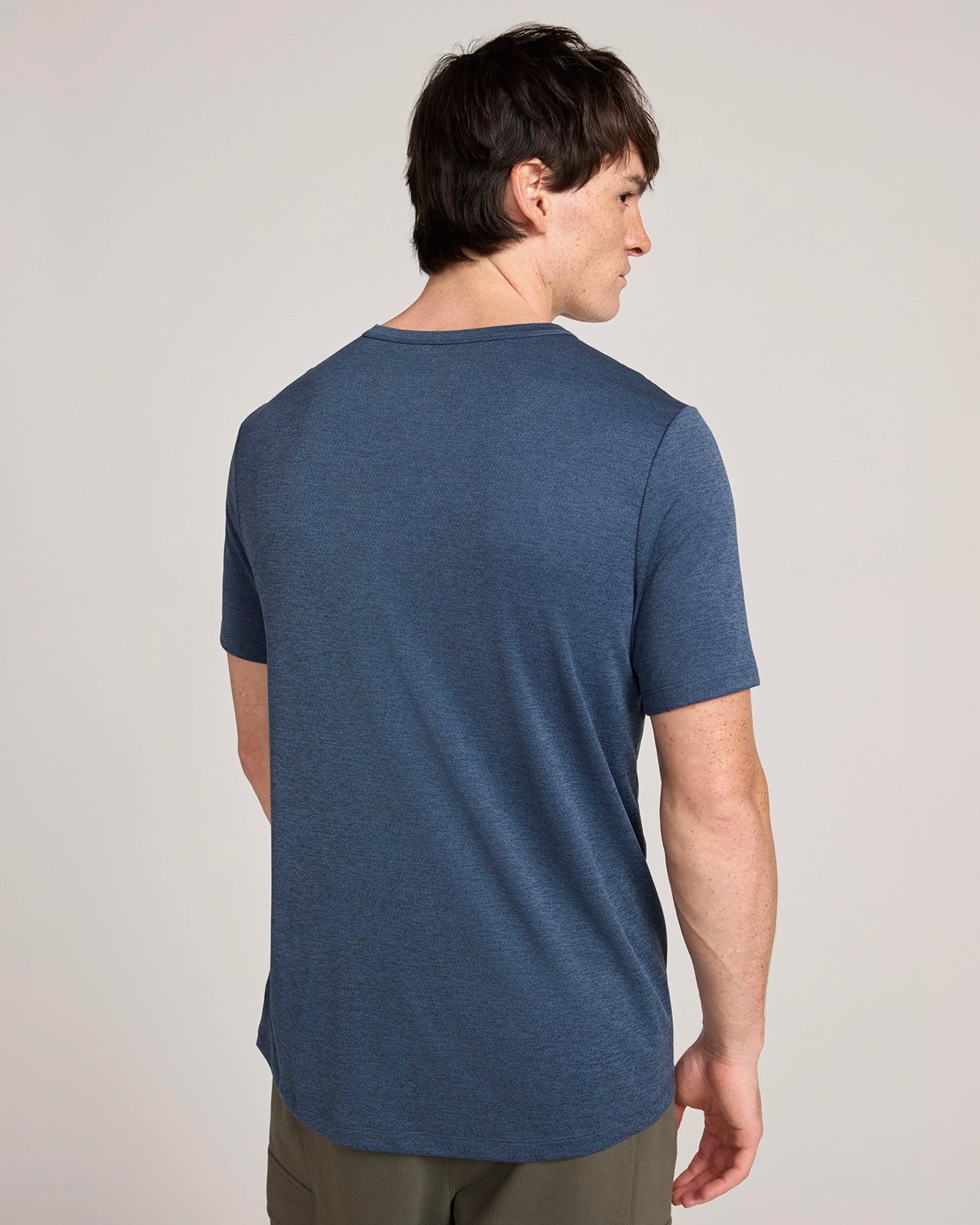 The Active Coolmax Mosaic Tee - Mood Indigo