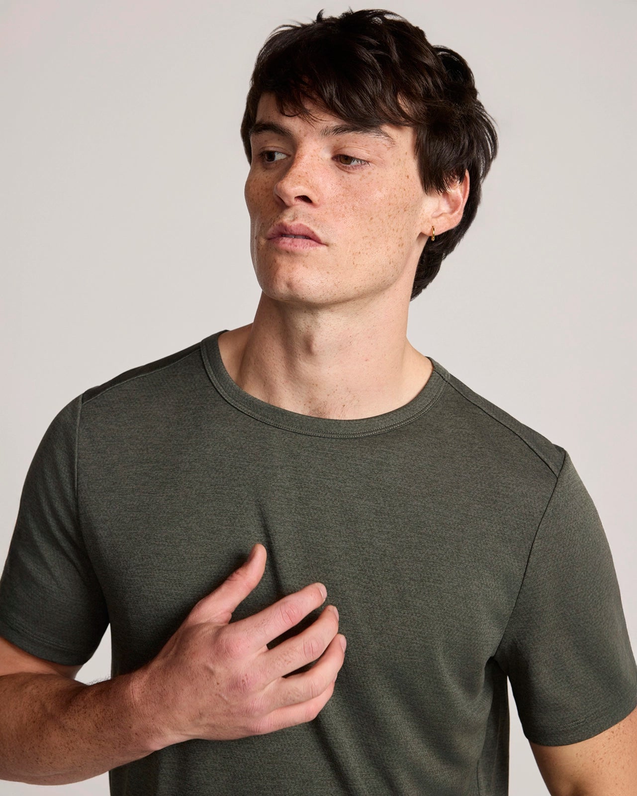 The Active Coolmax Mosaic Tee - Kambaba Green