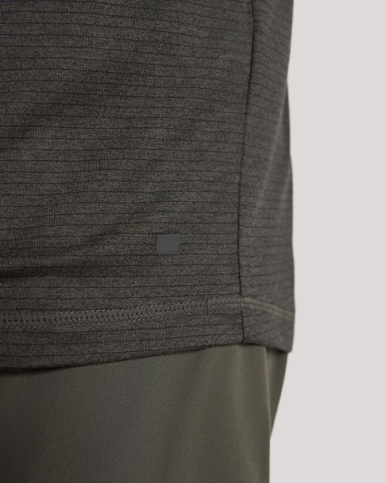 The Active Stripe Hooded Jersey Top - Kambaba Green