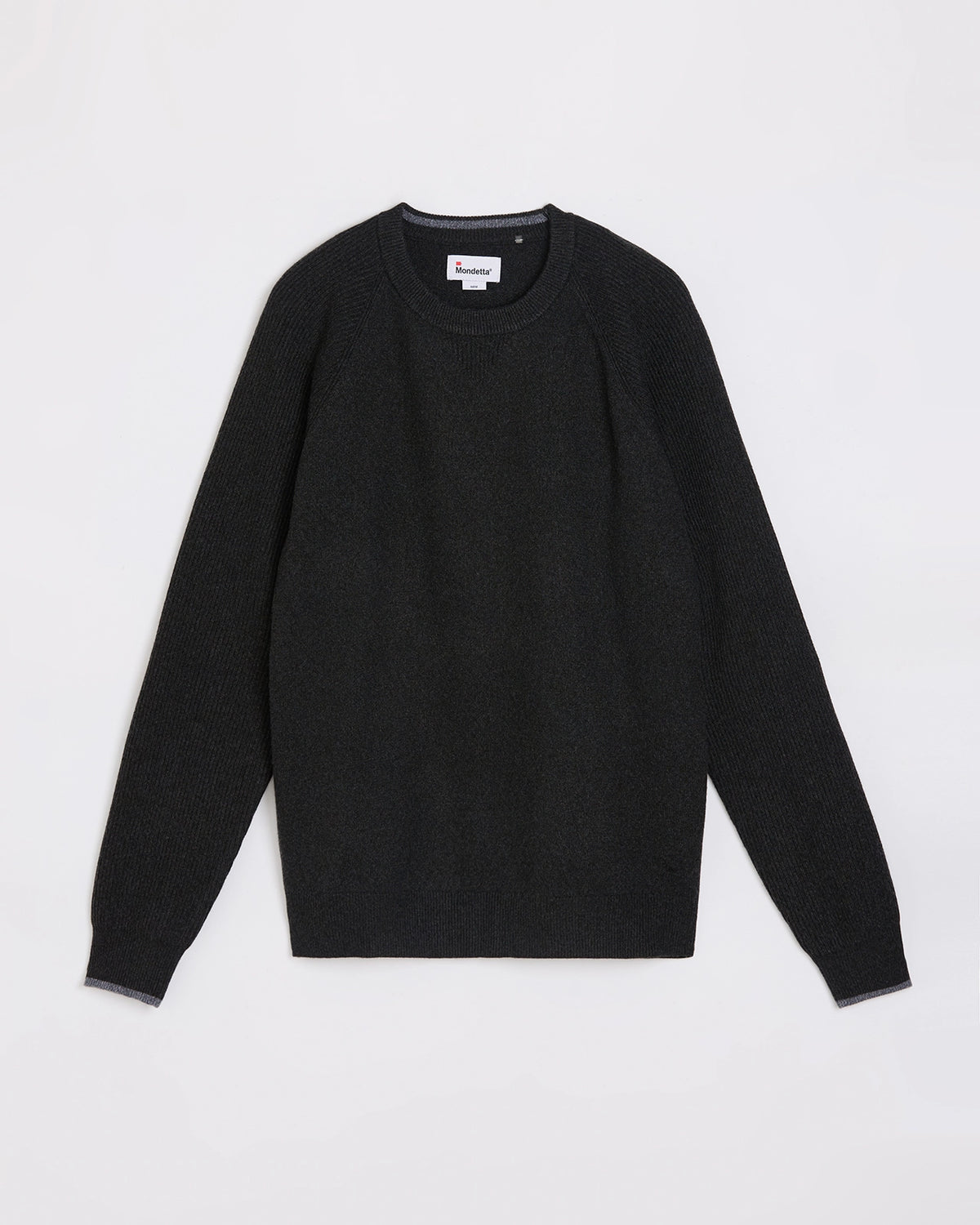 The Soft Luxe Tech Crewneck Sweater - Black