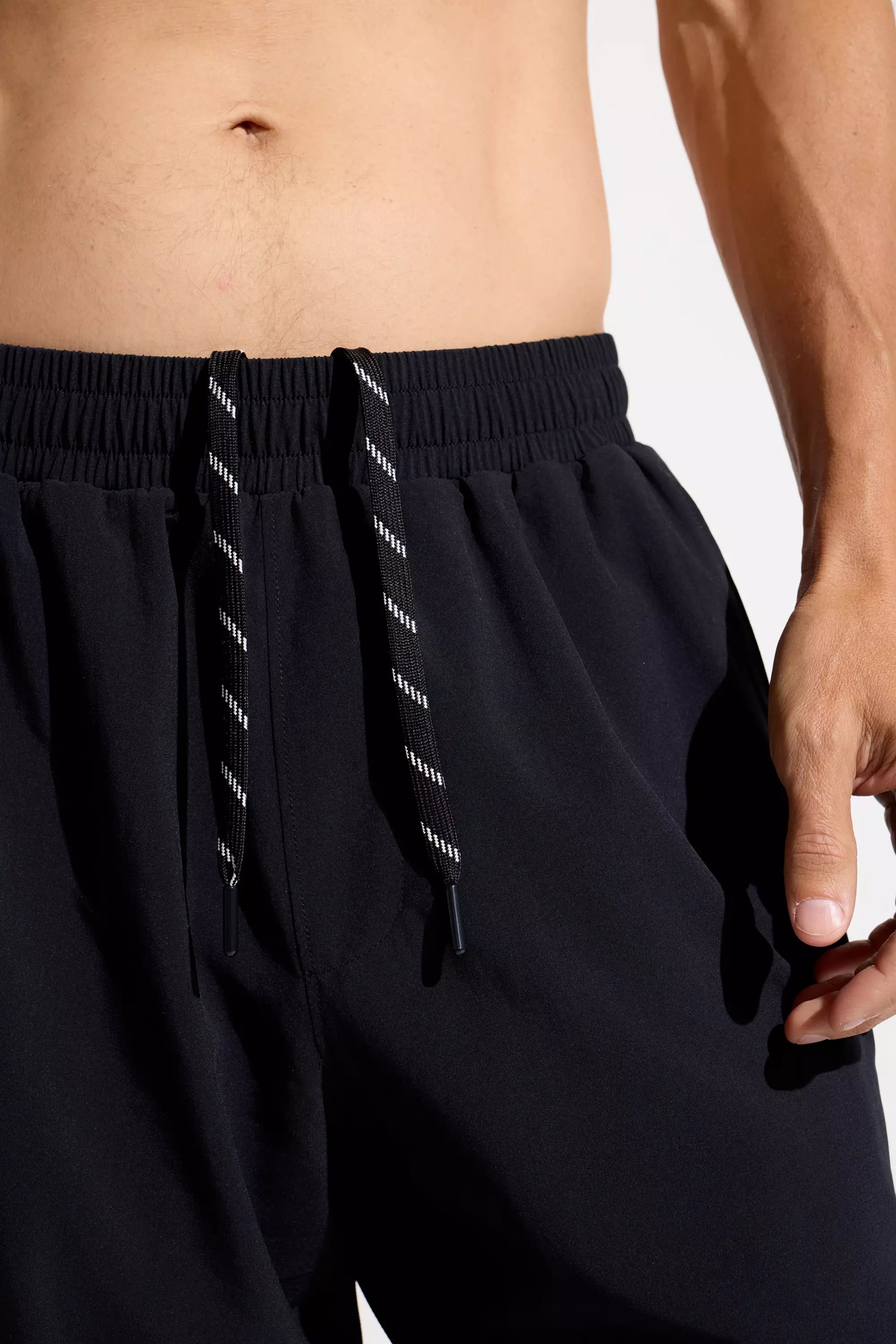 The Mesh-Liner GRS Certified Recycled Poly Swim Hybrid Short - Black