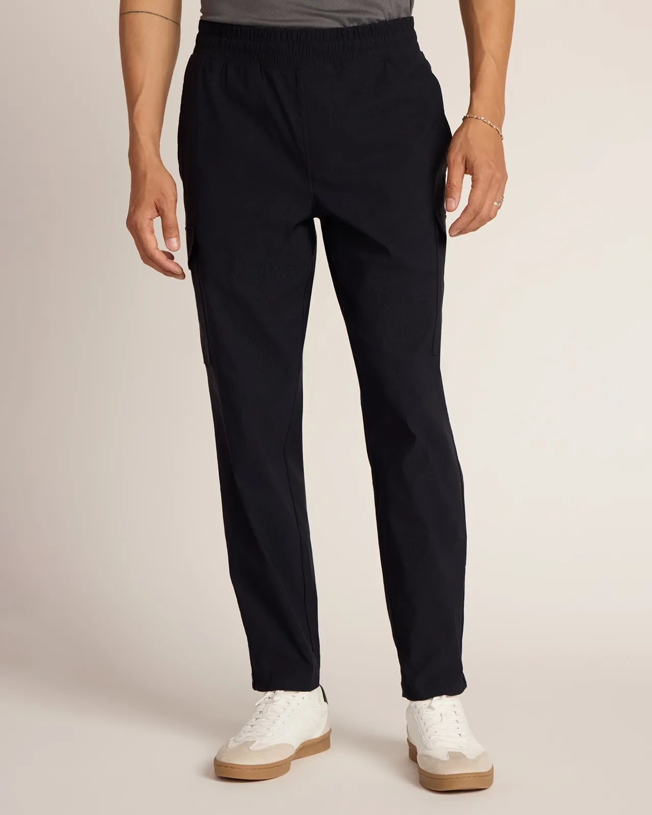 The Active Stretch GRS Certified Recycled Nylon Jogger - Black