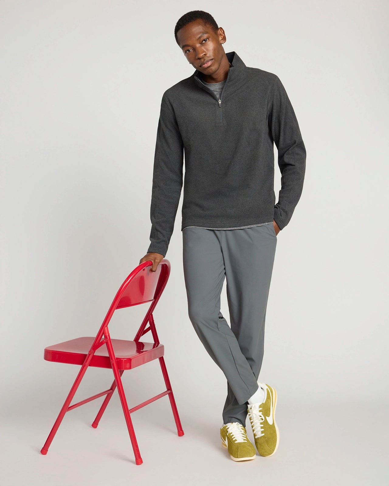 The Active Stretch GRS Certified Recycled Nylon Jogger - Volcanic Ash