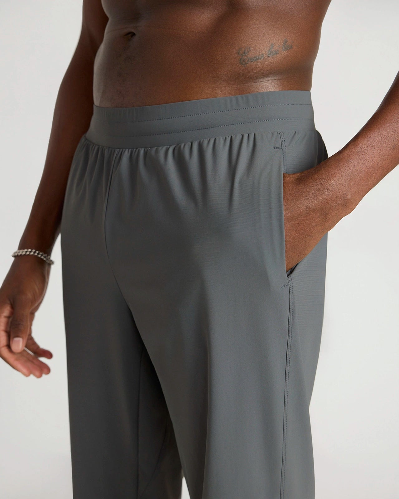 The Active Stretch GRS Certified Recycled Nylon Jogger - Volcanic Ash