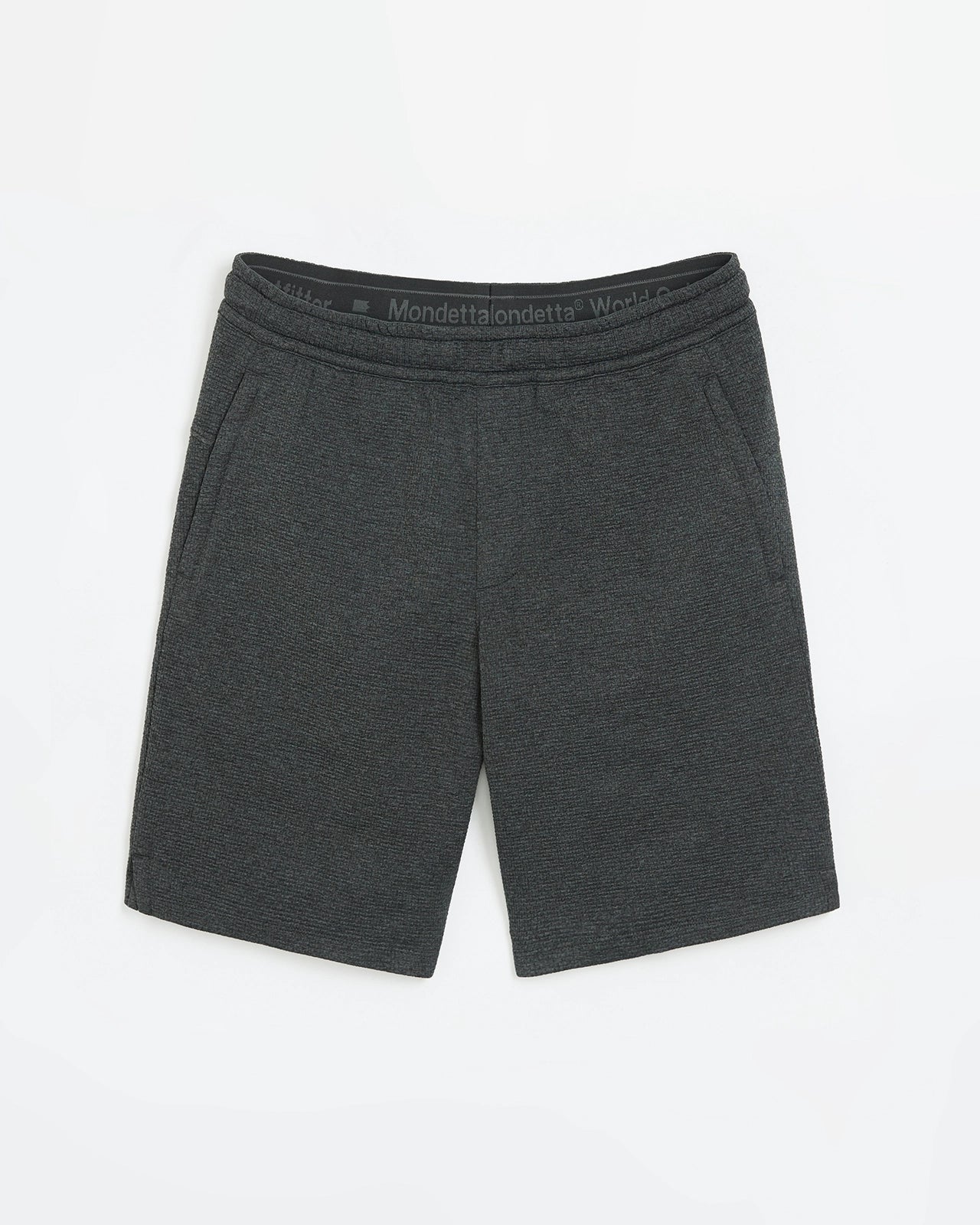 The Active Textured Shorts - Black Melange