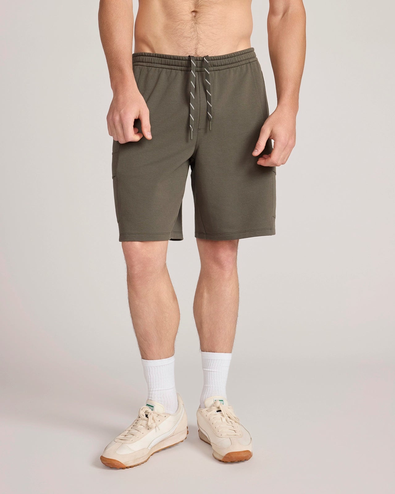 The Active Organic Cotton + GRS Certified Recycled Poly Lux Terry Short - Kambaba Green