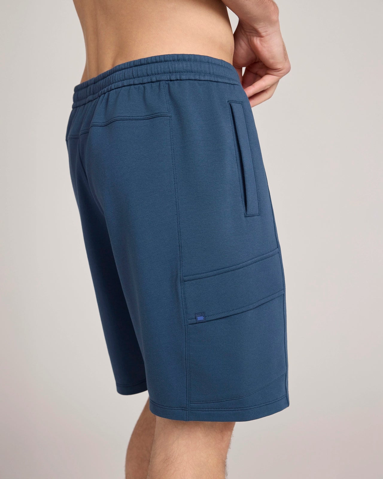 The Active Luxe Organic Cotton Terry Short - Moonlight Ocean