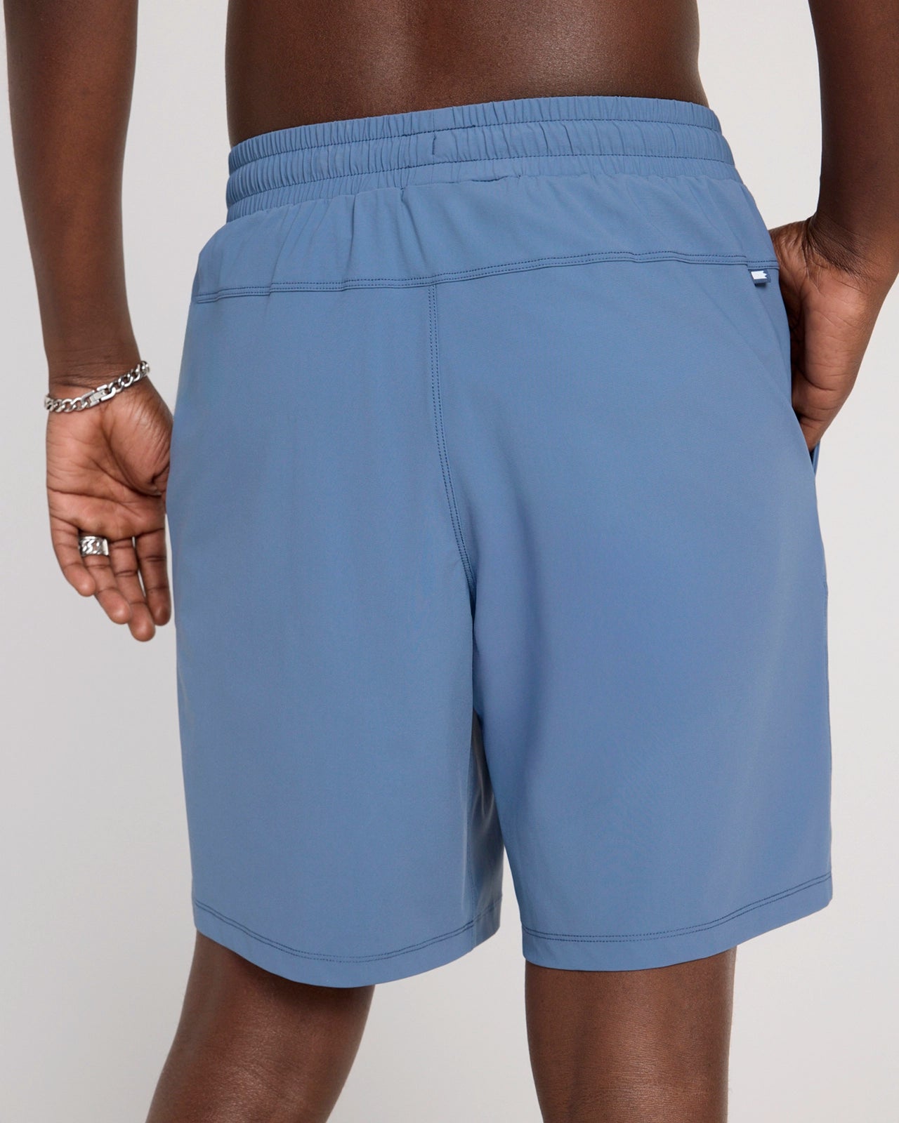 The Active Tricot Strato Short - Bering Sea Blue