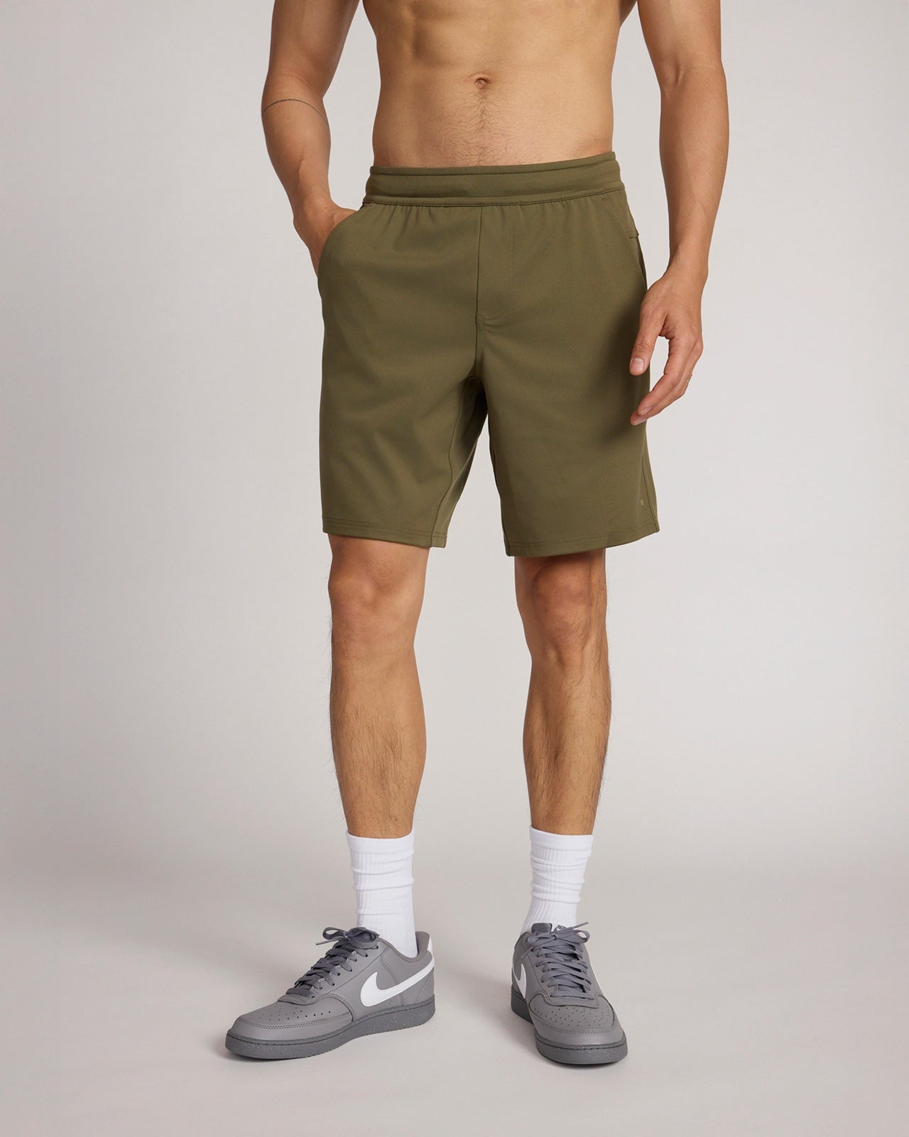 The Active Jacquard Short - Ivy Green