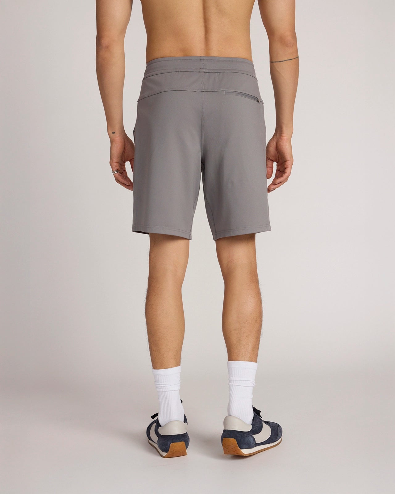 The Active Jacquard Short - Steel Grey