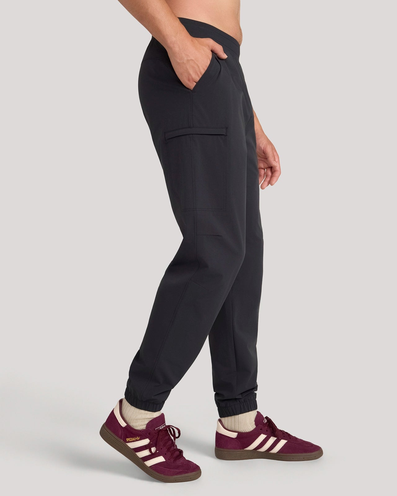 The Active Flex Woven Jogger - Black
