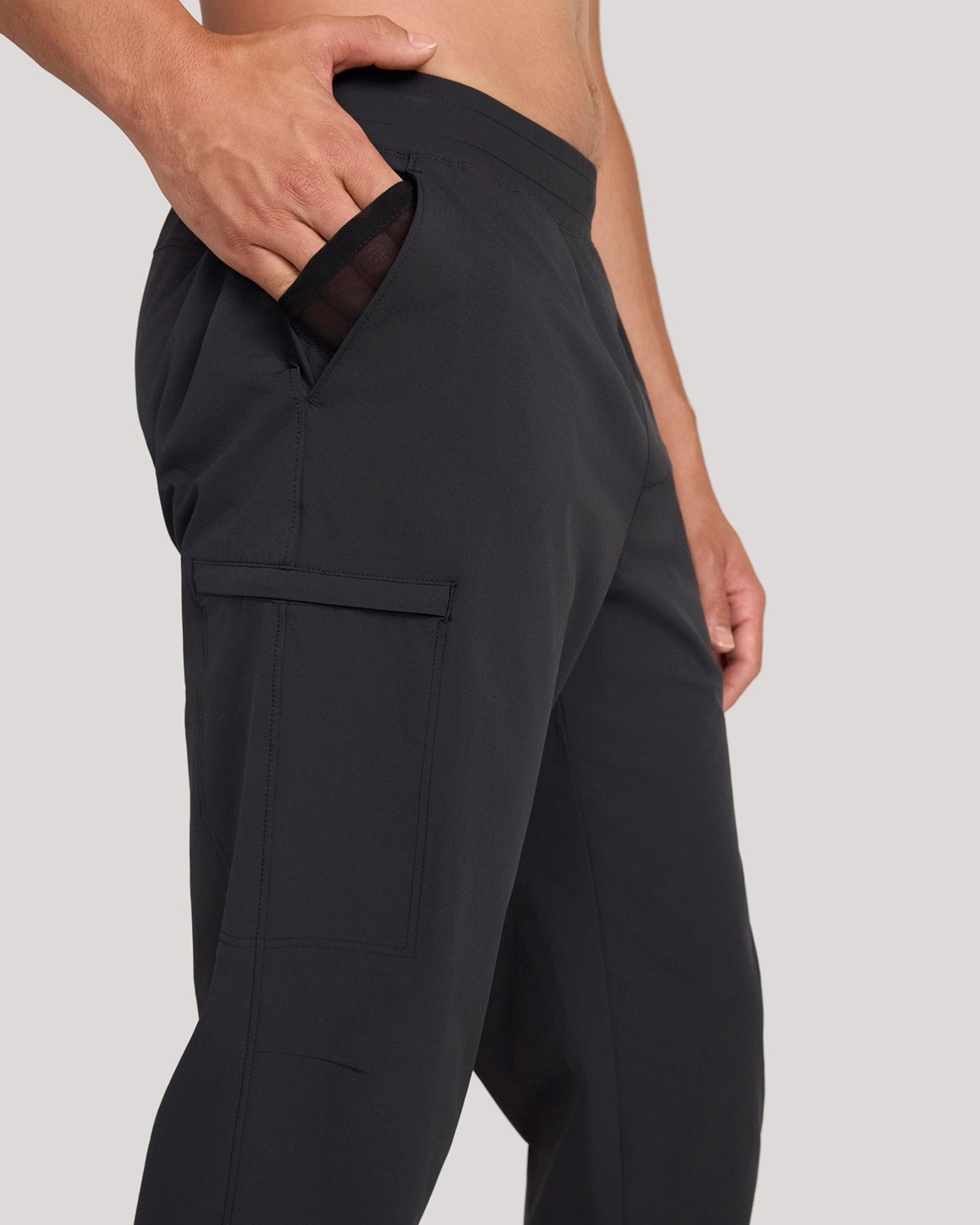 The Active Flex Woven Jogger - Black