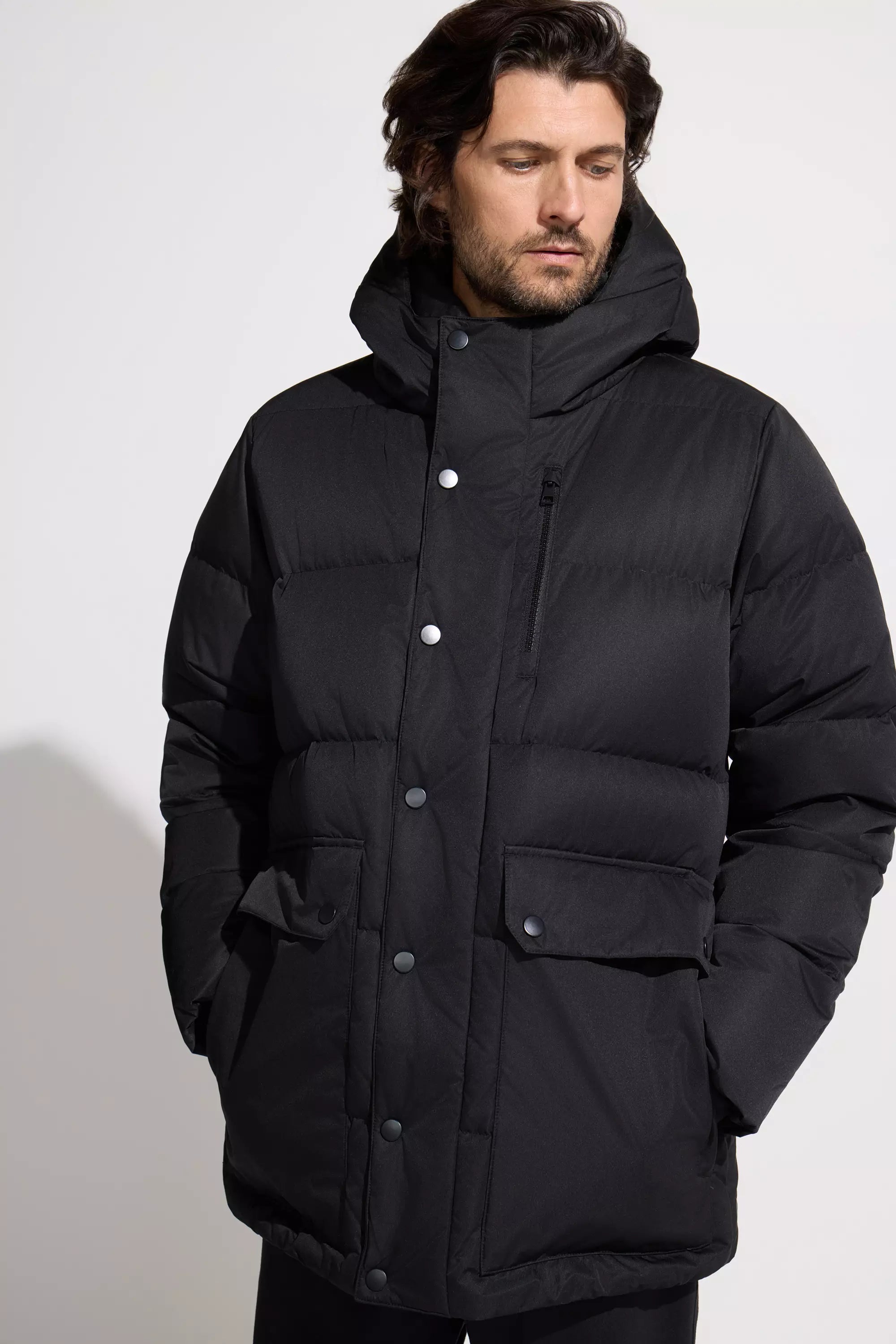 The RDS 700 Fill Power GRS Certified Recycled Poly Puffer Parka - Black