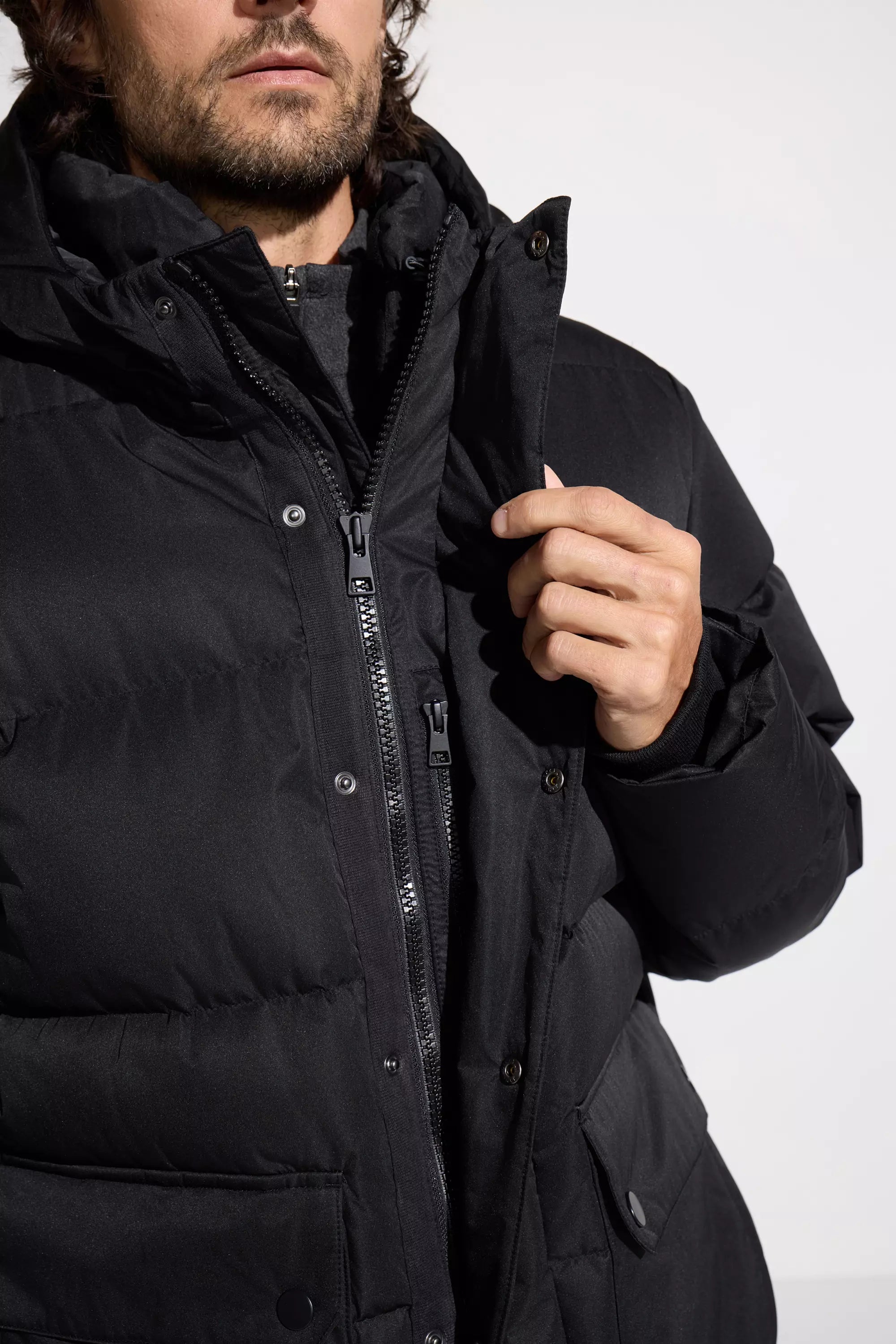 The RDS 700 Fill Power GRS Certified Recycled Poly Puffer Parka - Black
