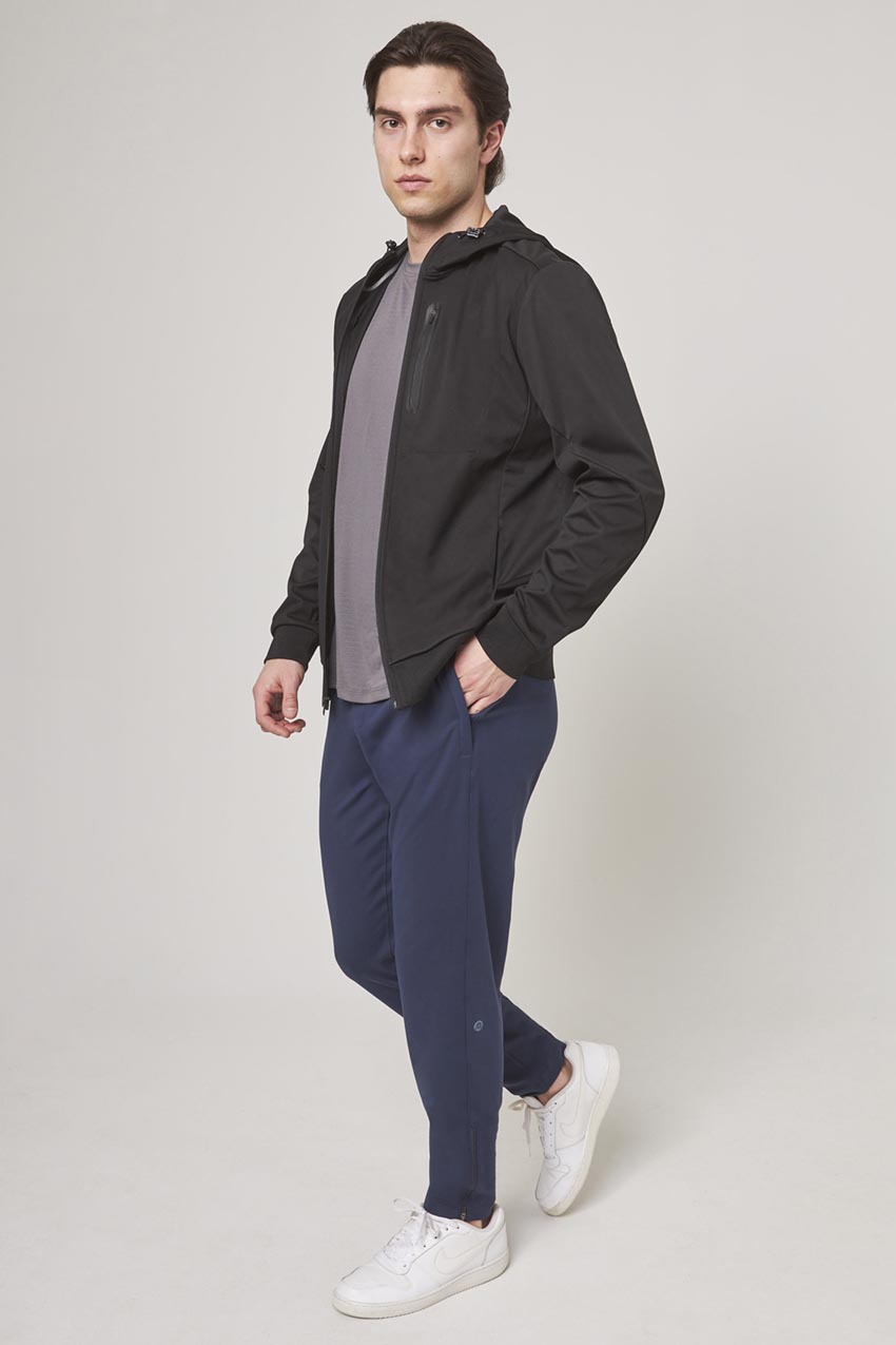 The Adventure GRS Certified Recycled Poly Hooded Jacket - Black