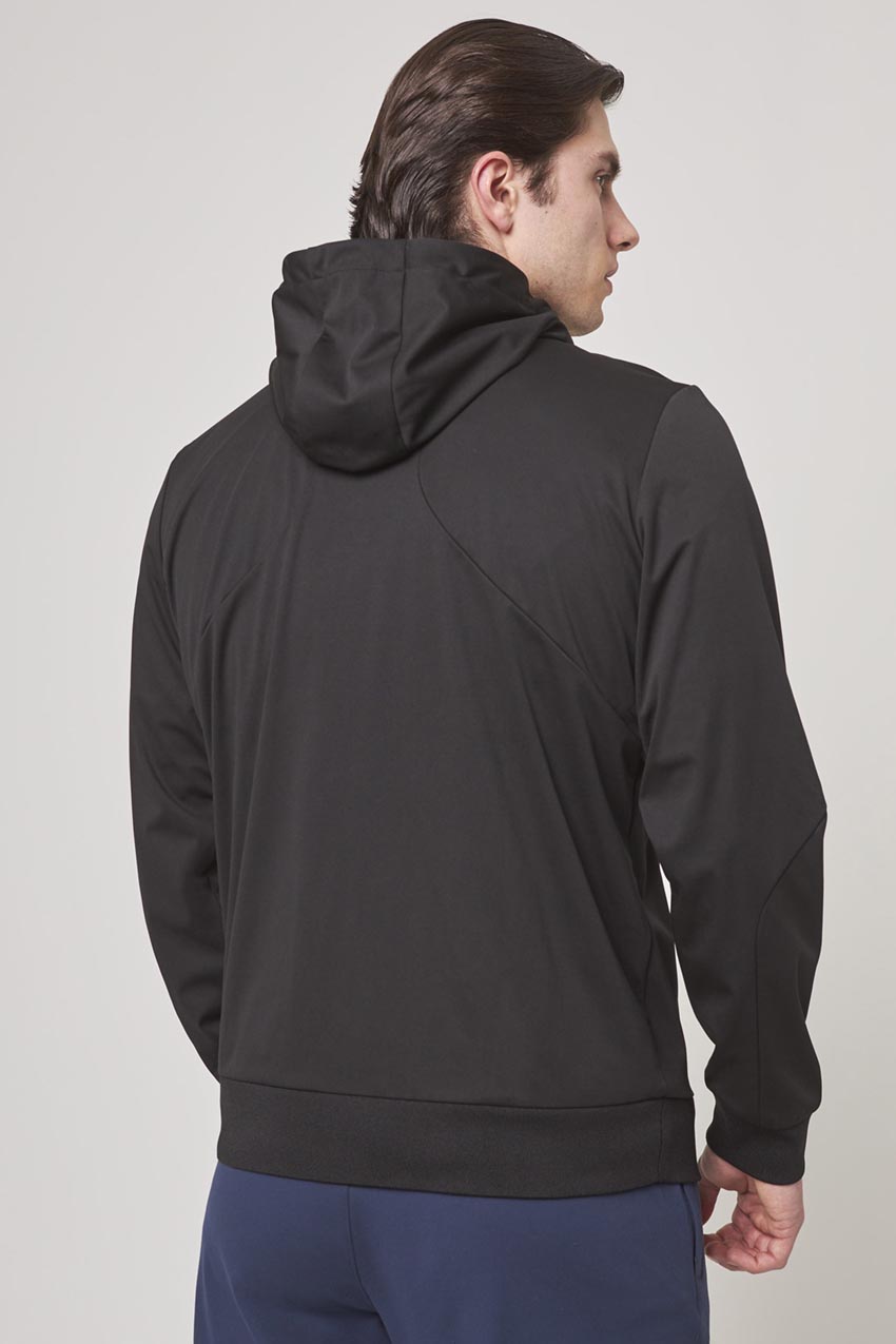 The Adventure GRS Certified Recycled Poly Hooded Jacket - Black