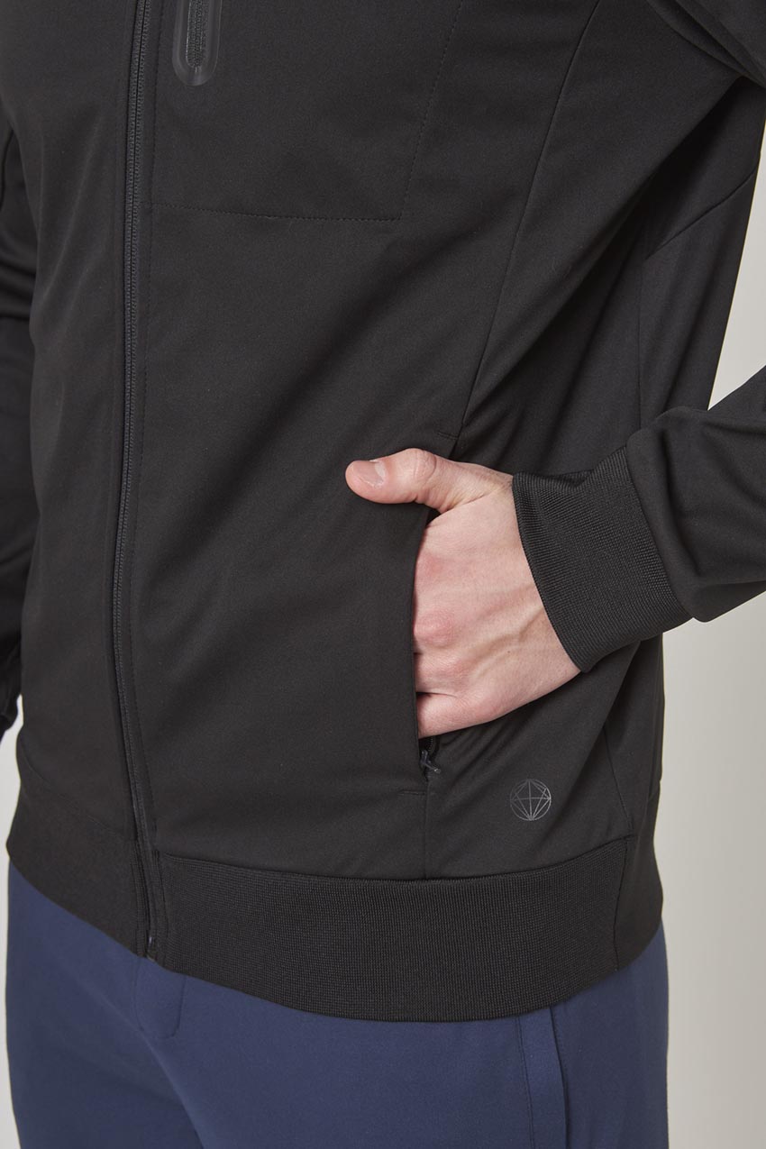 The Adventure GRS Certified Recycled Poly Hooded Jacket - Black