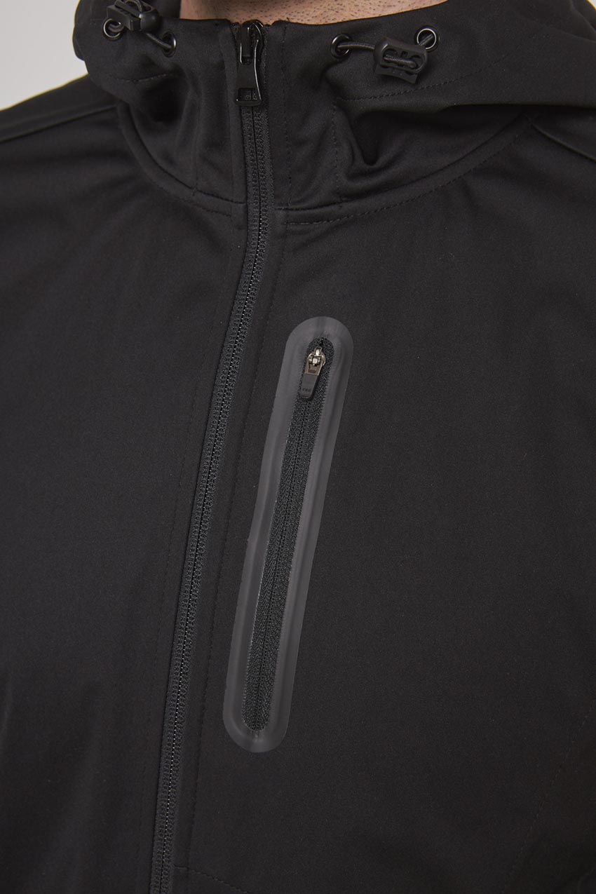 The Adventure GRS Certified Recycled Poly Hooded Jacket - Black
