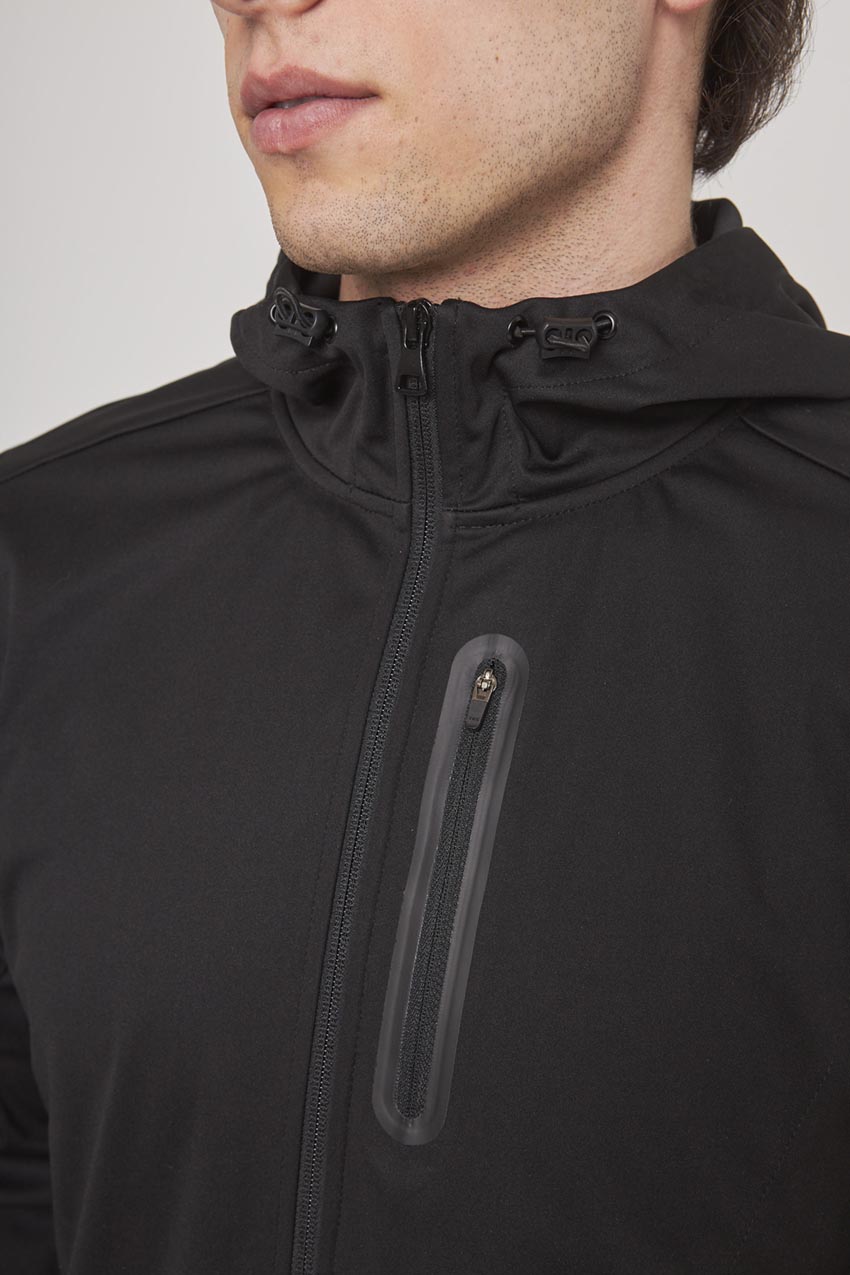 The Adventure GRS Certified Recycled Poly Hooded Jacket - Black