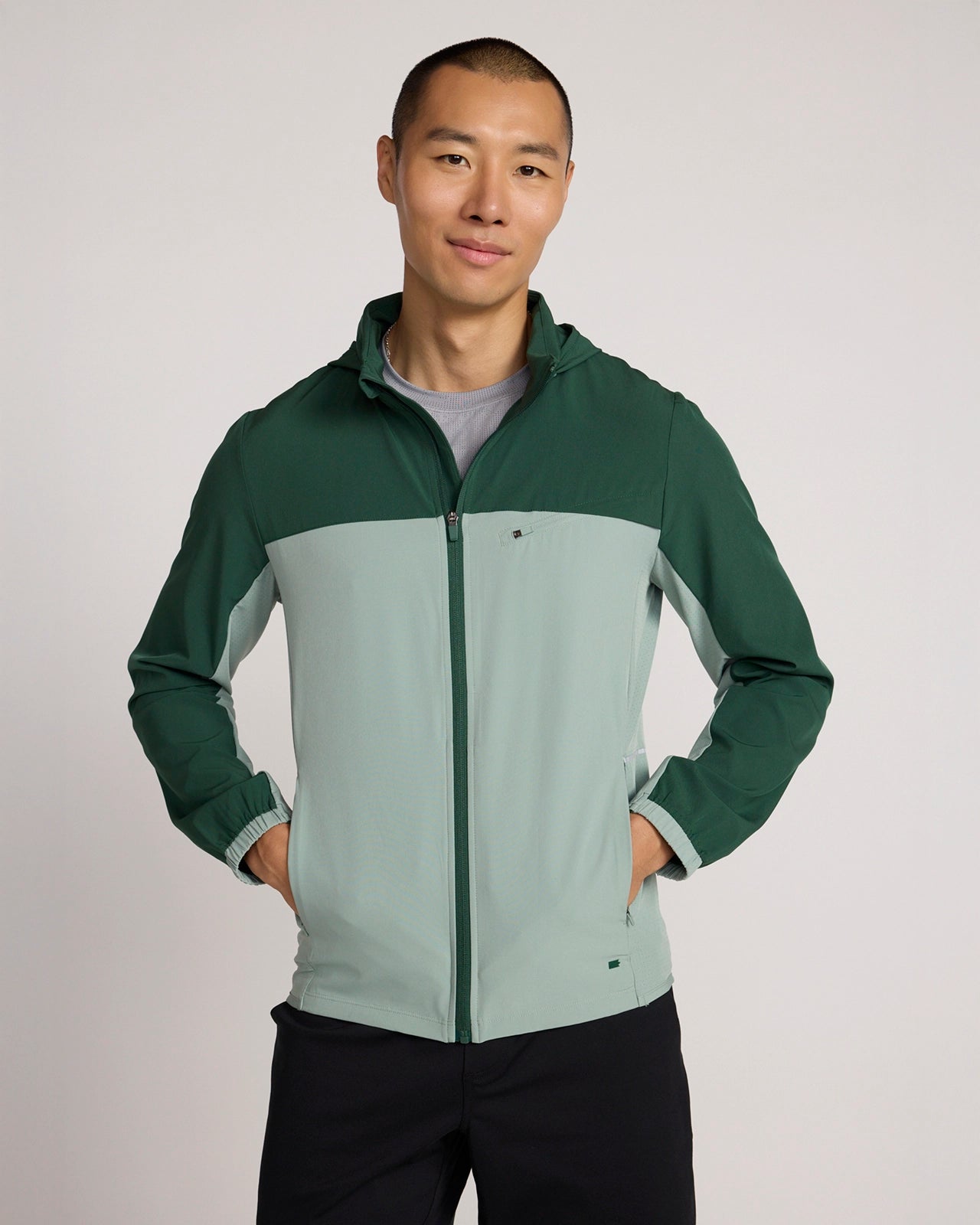 The Lightweight Active Jacket - Pineneedle/Iceberg Green