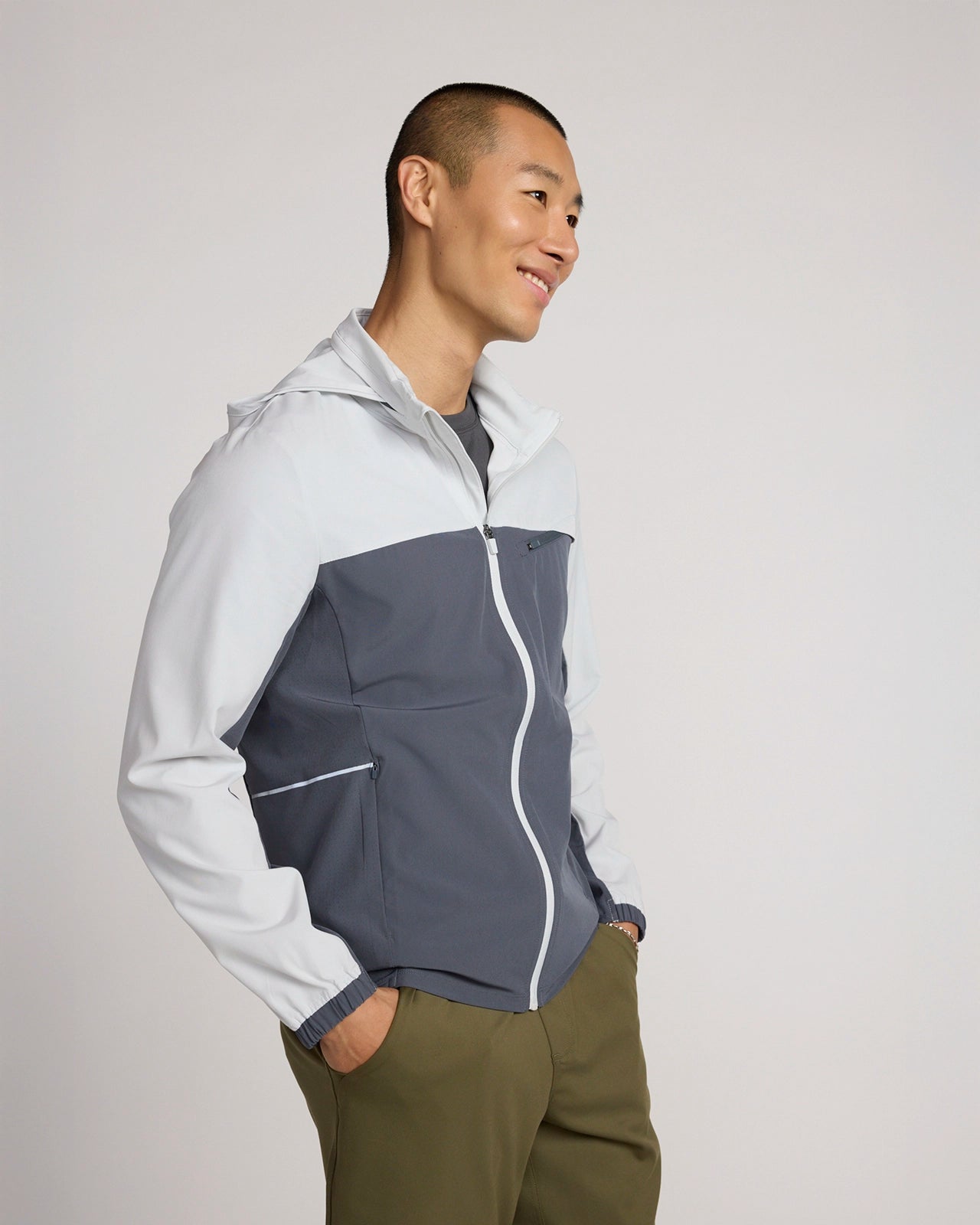 The Lightweight Active Jacket - Dawn Blue/Turbulence