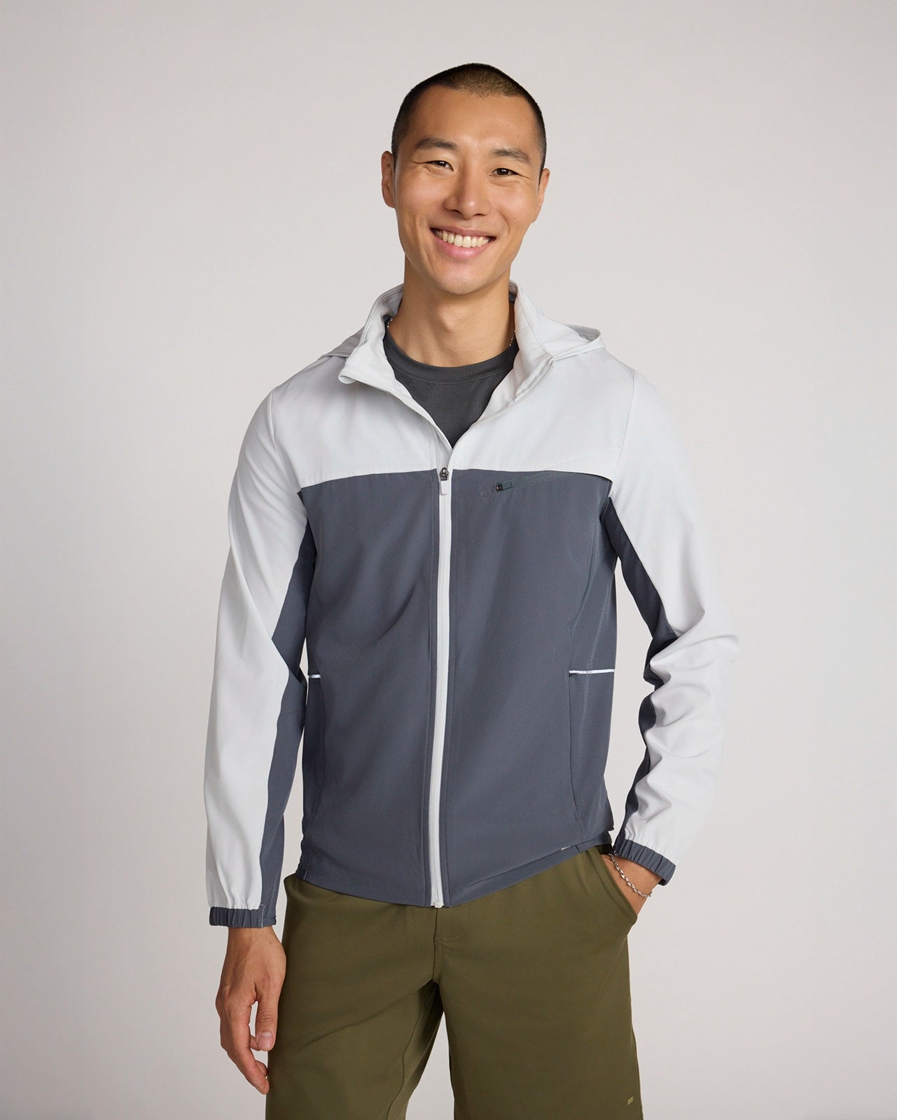 The Lightweight Active Jacket - Dawn Blue/Turbulence