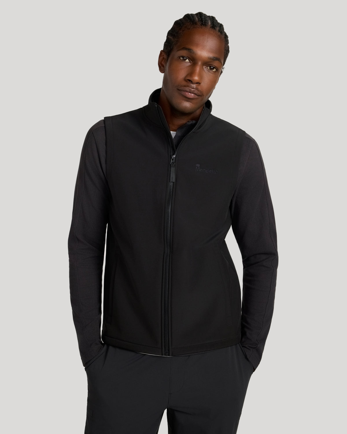 The Active Bonded Vest - Black