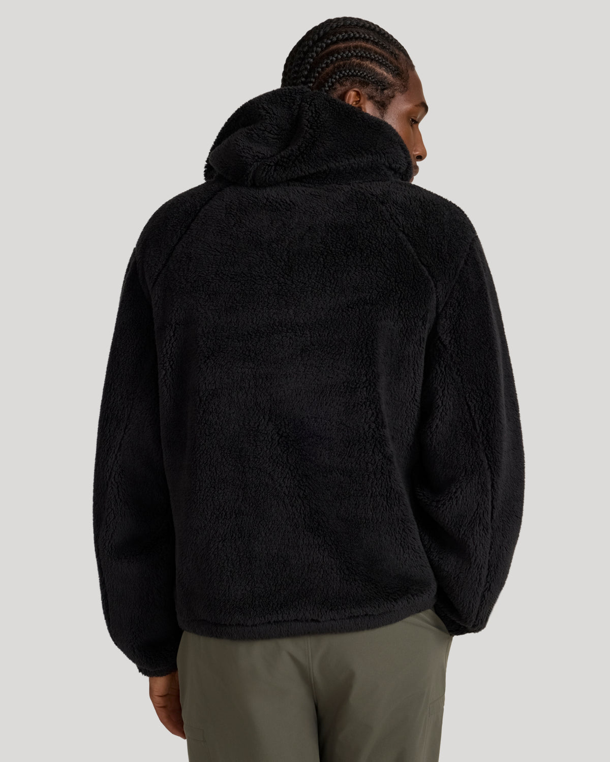 The Power Fleece Popover Hoodie - Black