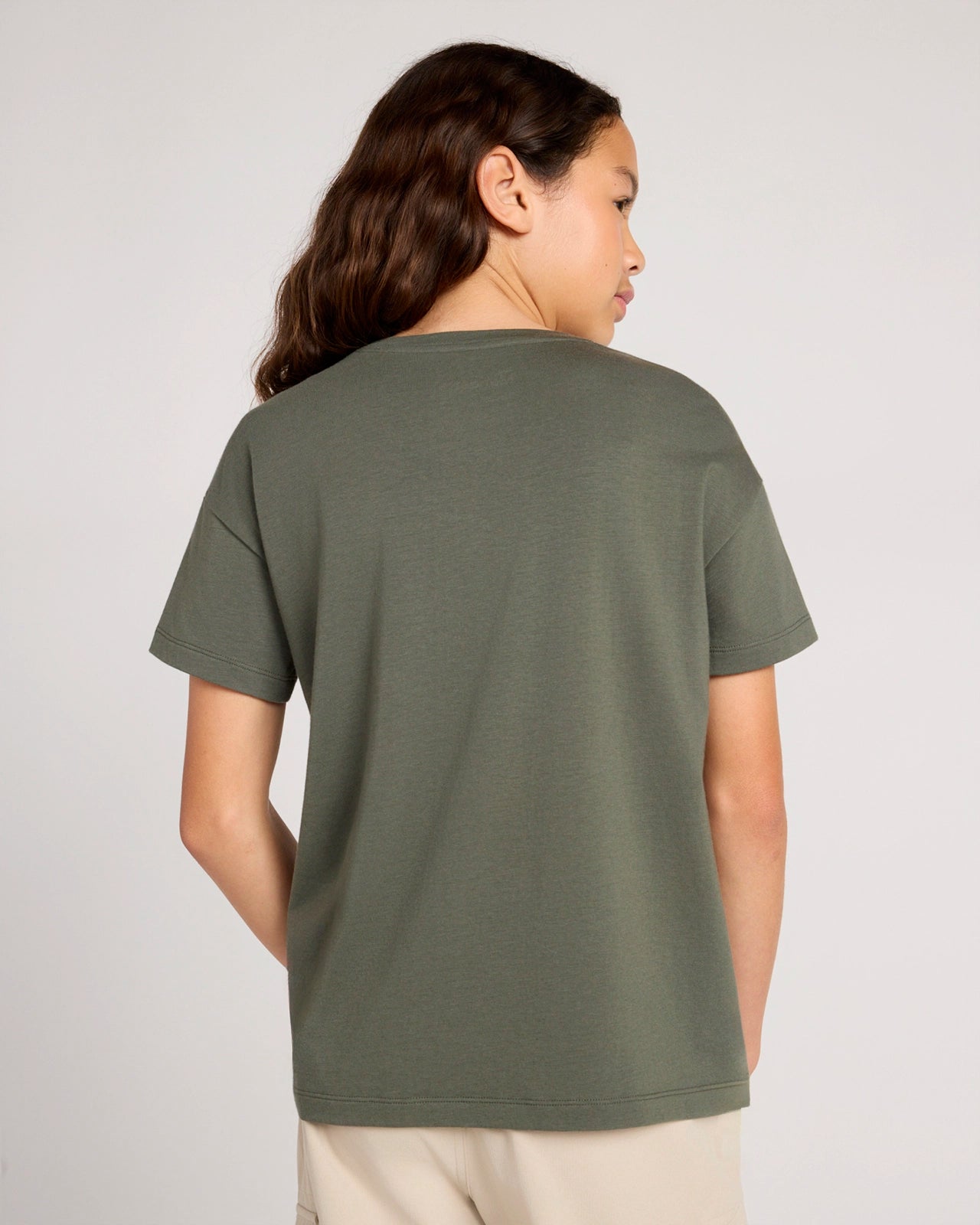 The Active Organic Cotton + TENCEL™ Modal Tee - Thyme Green
