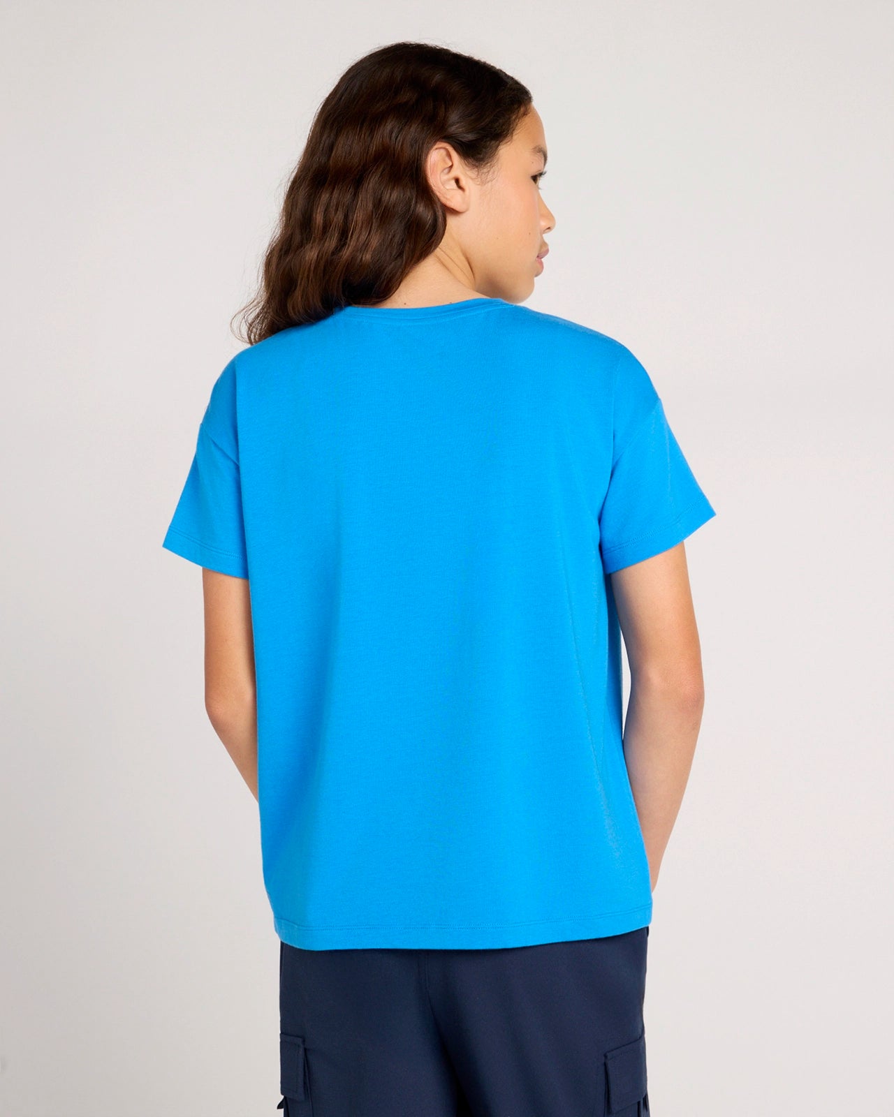 The Active Organic Cotton + TENCEL™ Modal Graphic Tee - French Blue
