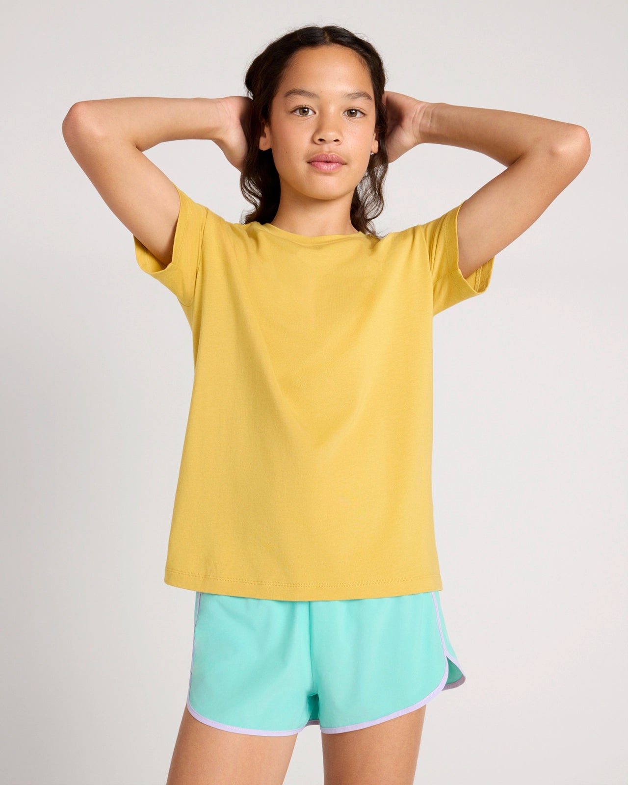 The Active Organic Cotton + TENCEL™ Modal Tee - Sauterne Yellow