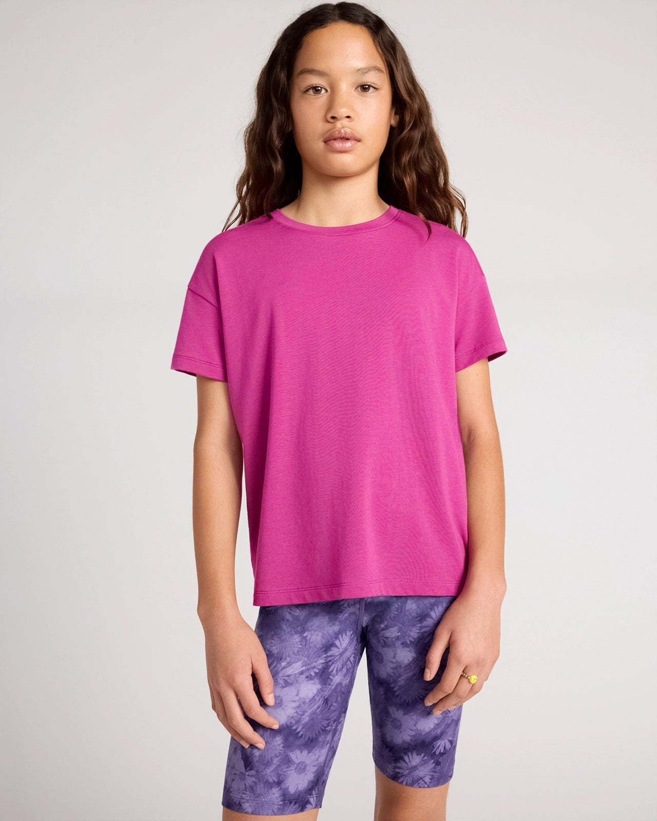 The Active Organic Cotton + TENCEL™ Modal Tee - Baton Rouge Pink